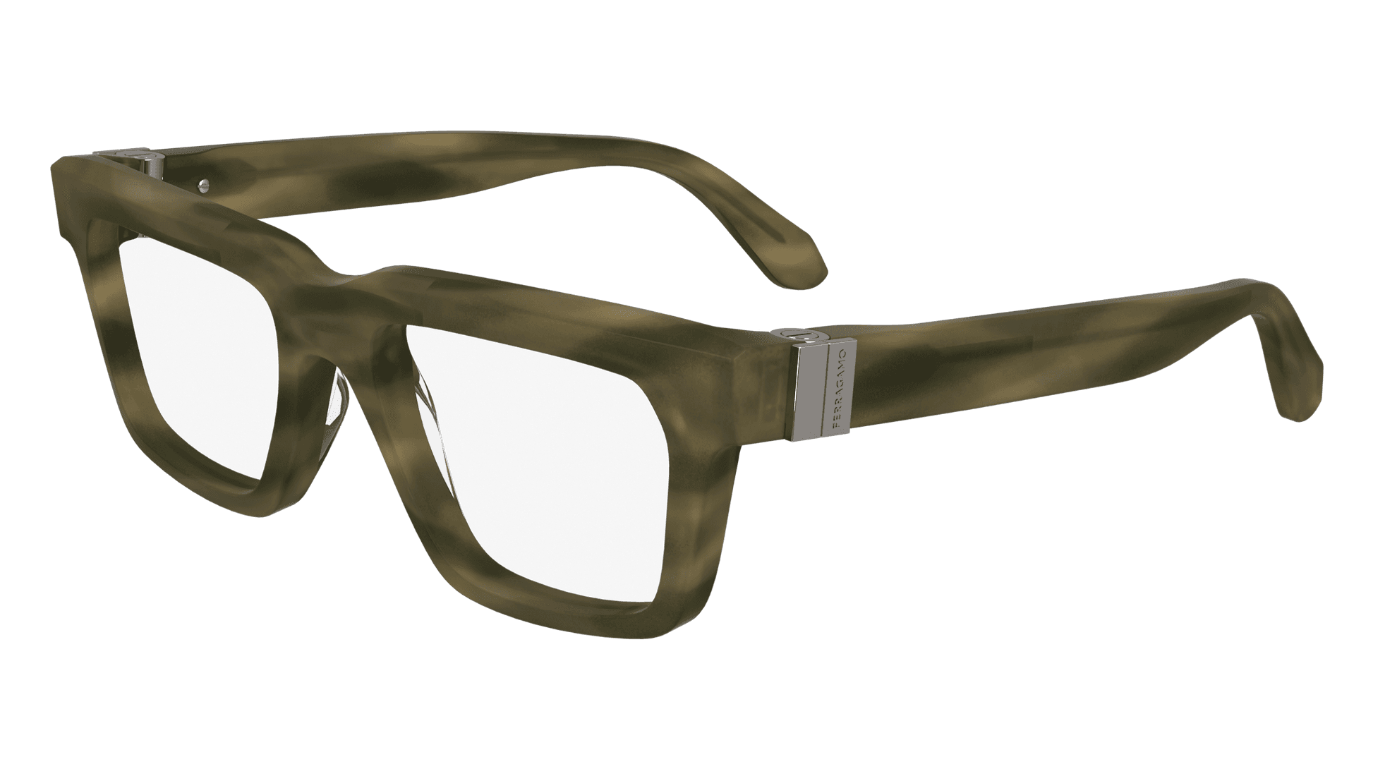 Salvatore Ferragamo SF2995 319 Eyeglasses Striped Khaki 52mm