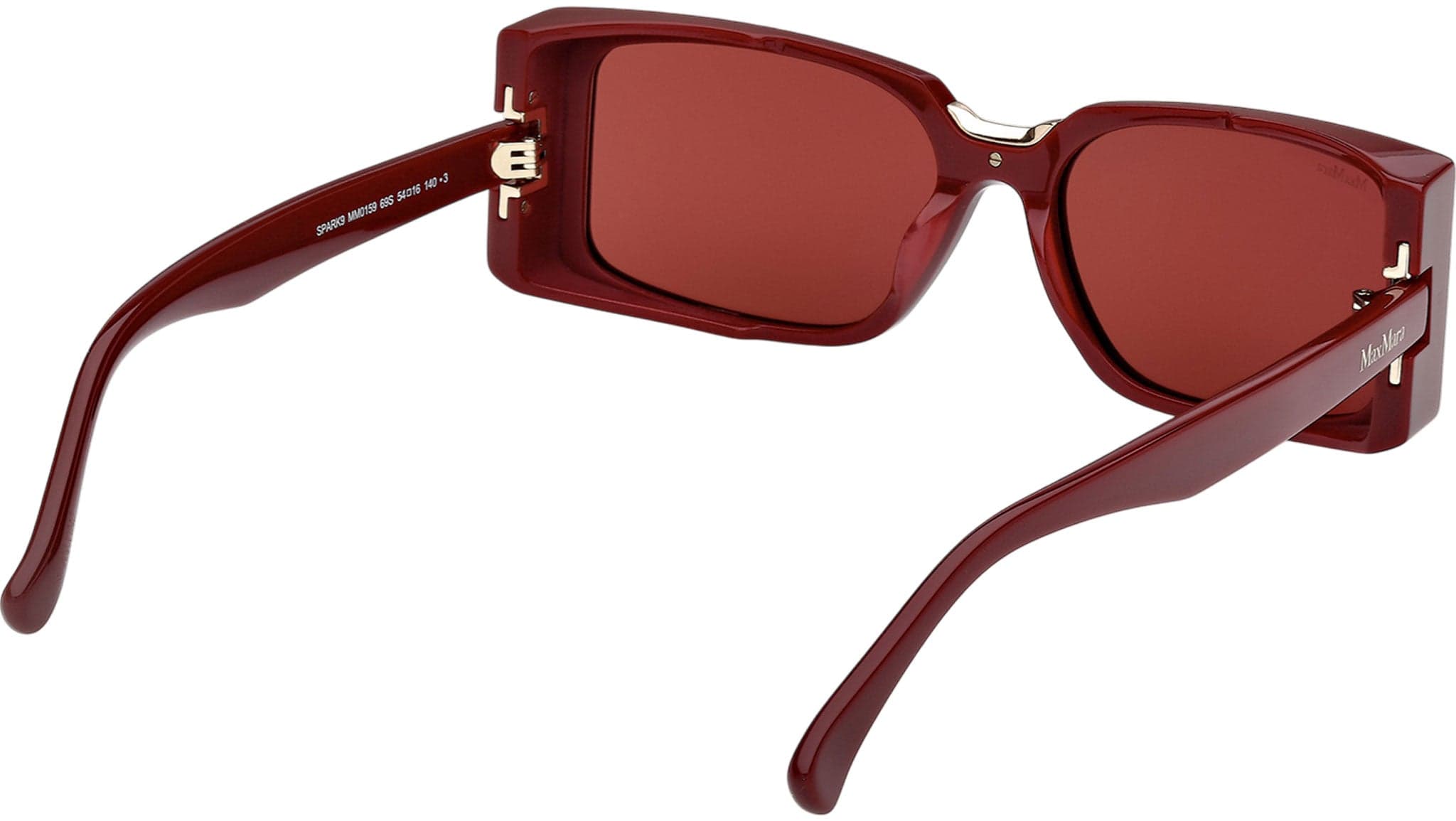 Max Mara MM0159 69S Sunglasses Shiny Bordeaux 54mm Women 5