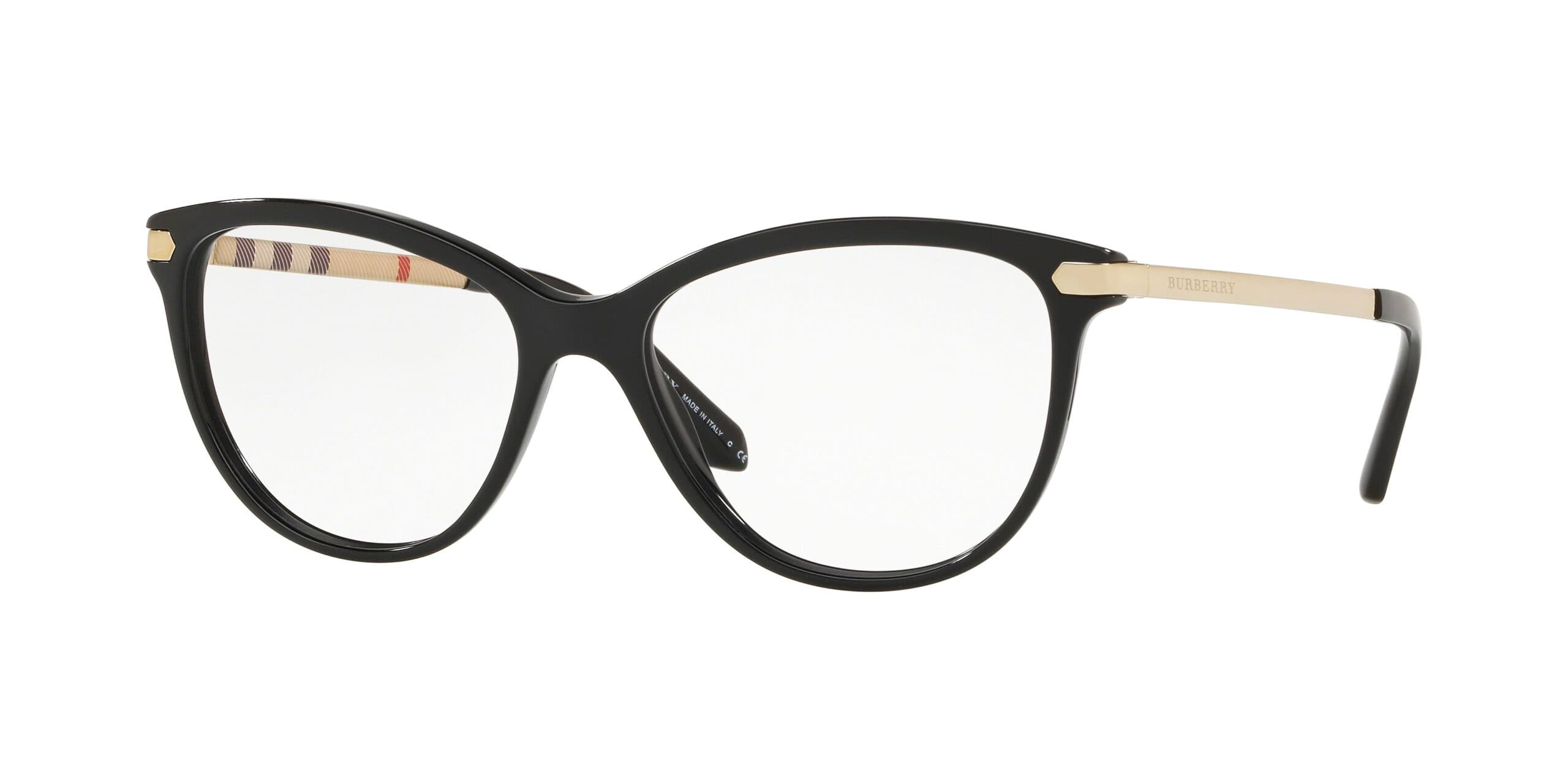 Burberry 0BE2280 3001 Eyeglasses Black 54mm Women