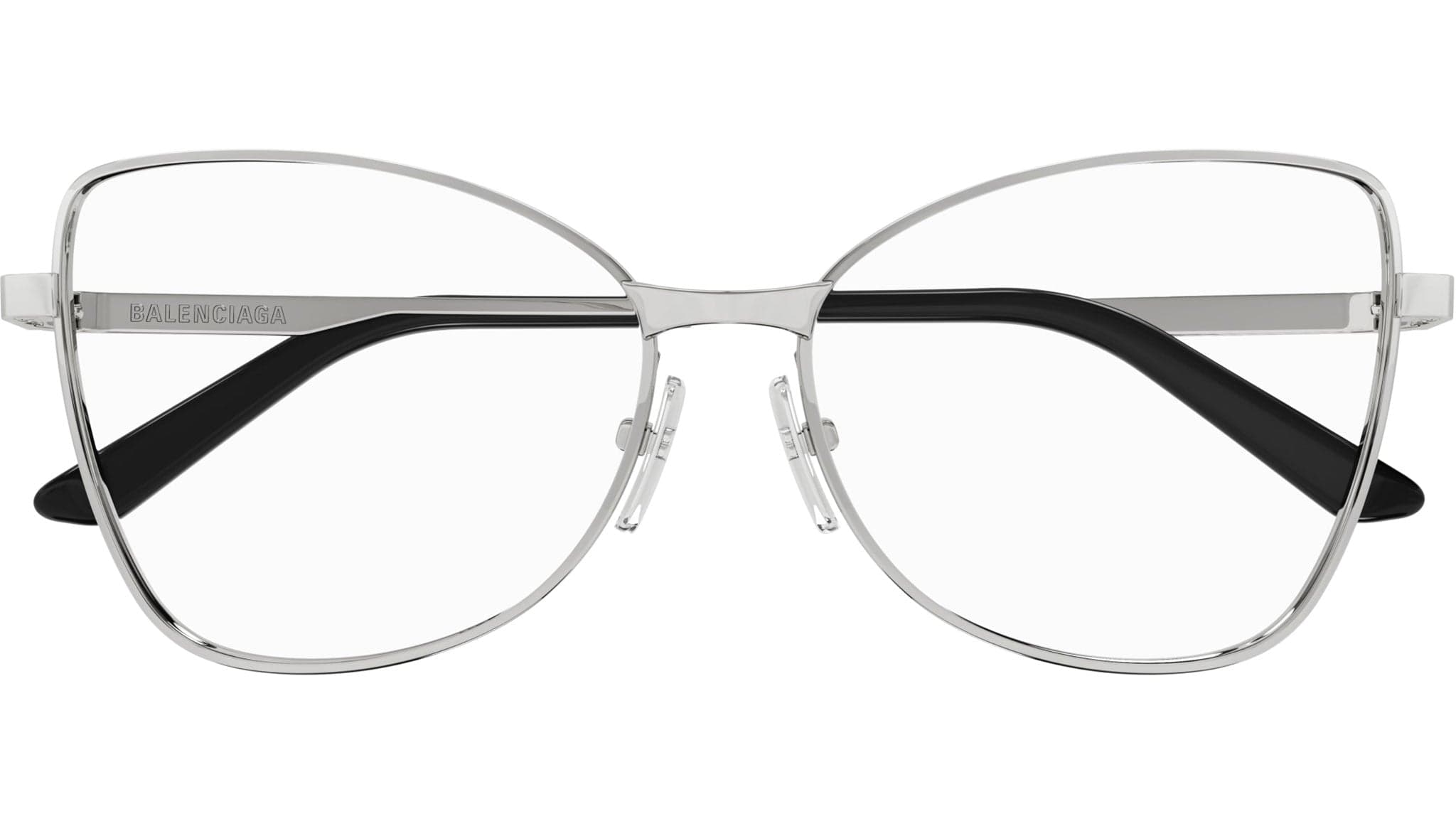 Balenciaga BB0282O 003 Eyeglasses Ruthenium 59mm Women 2