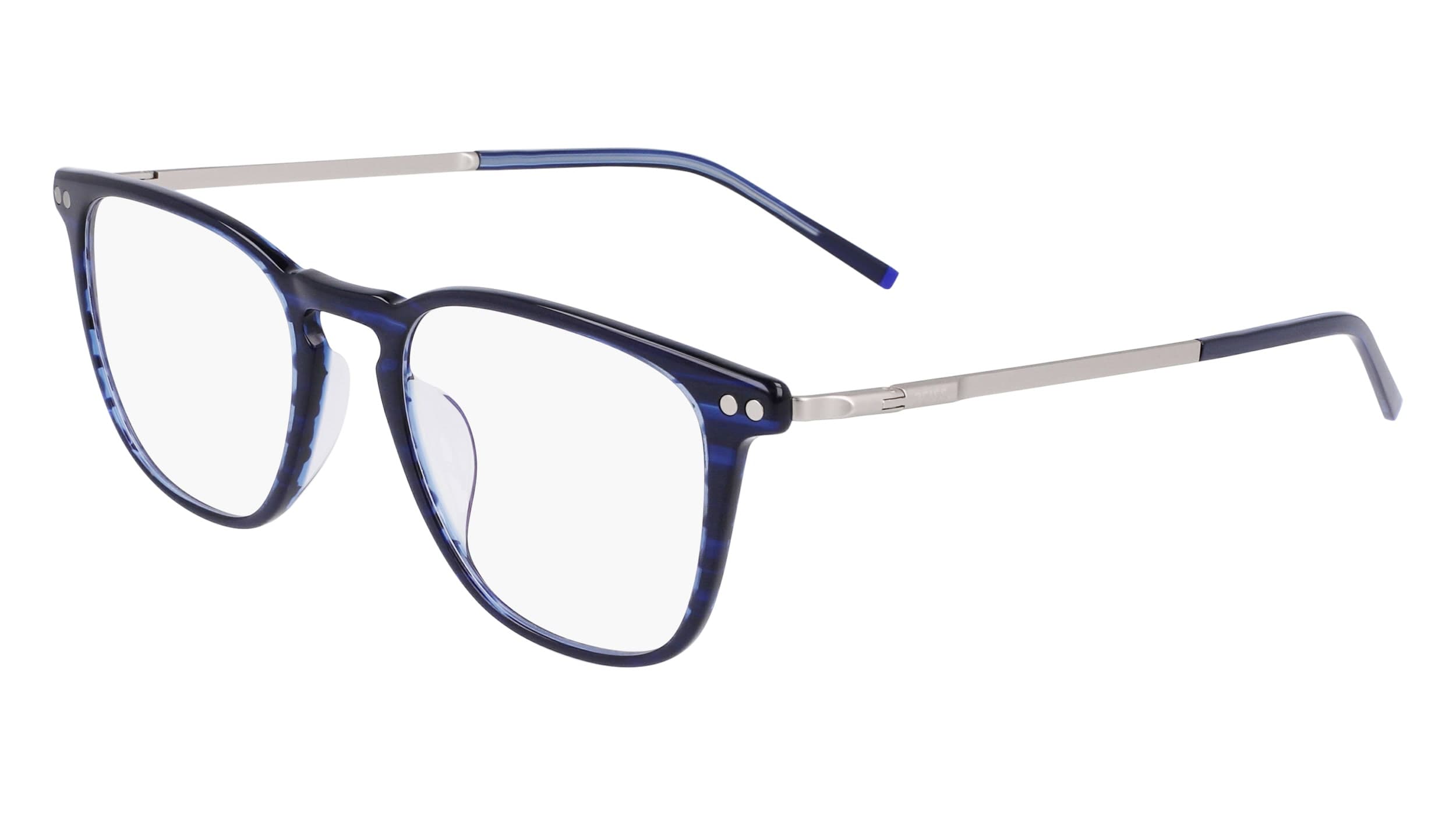 Zeiss ZS22701 462 Eyeglasses Navy Horn 52mm Men