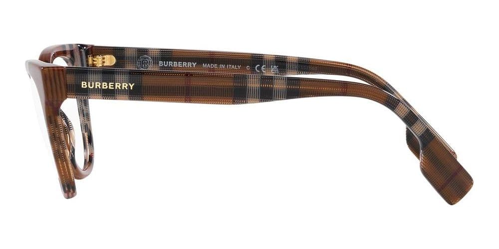 Burberry 0BE2375 3966 Eyeglasses Check Brown 53mm Women 4