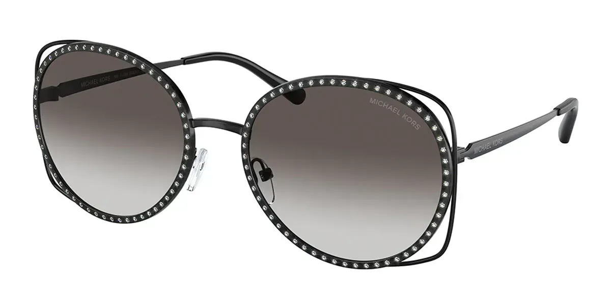 Michael Kors MK1118B RIALTO 10058G Sunglasses Black 57mm Women