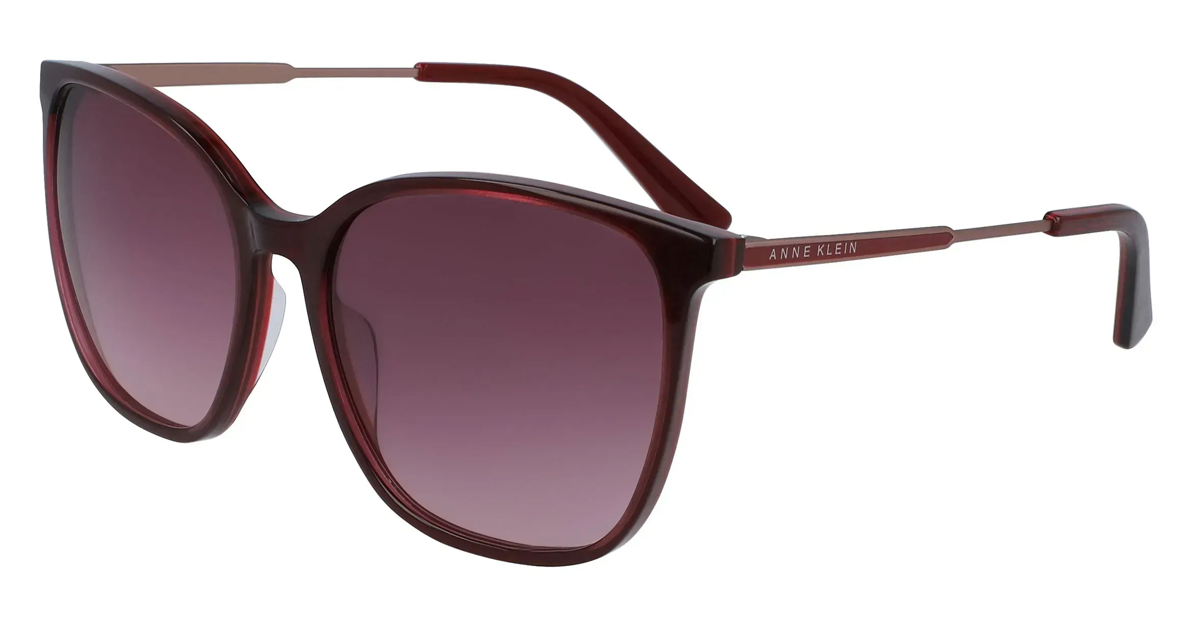 Anne Klein AK7065 604 Sunglasses Merlot 57mm Women