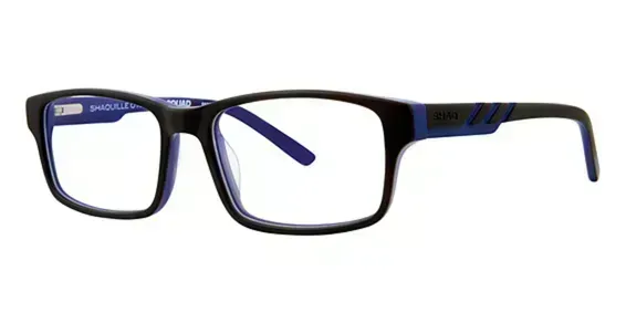 Shaquille O'Neal 507Z 172 Eyeglasses Black Blue 48mm Kids