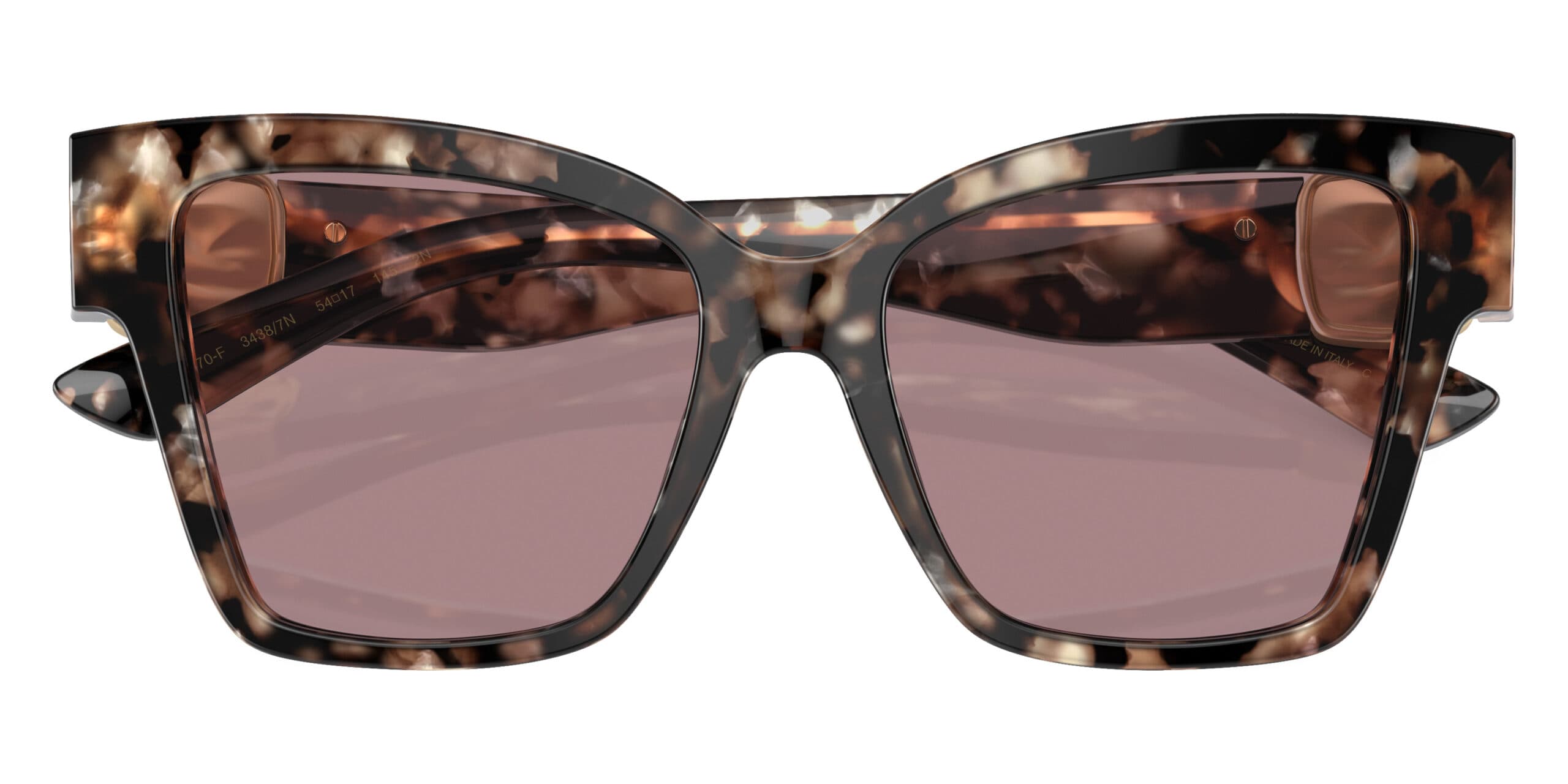 Dolce & Gabbana DG4470F 34387N Sunglasses Brown 54mm Women 5