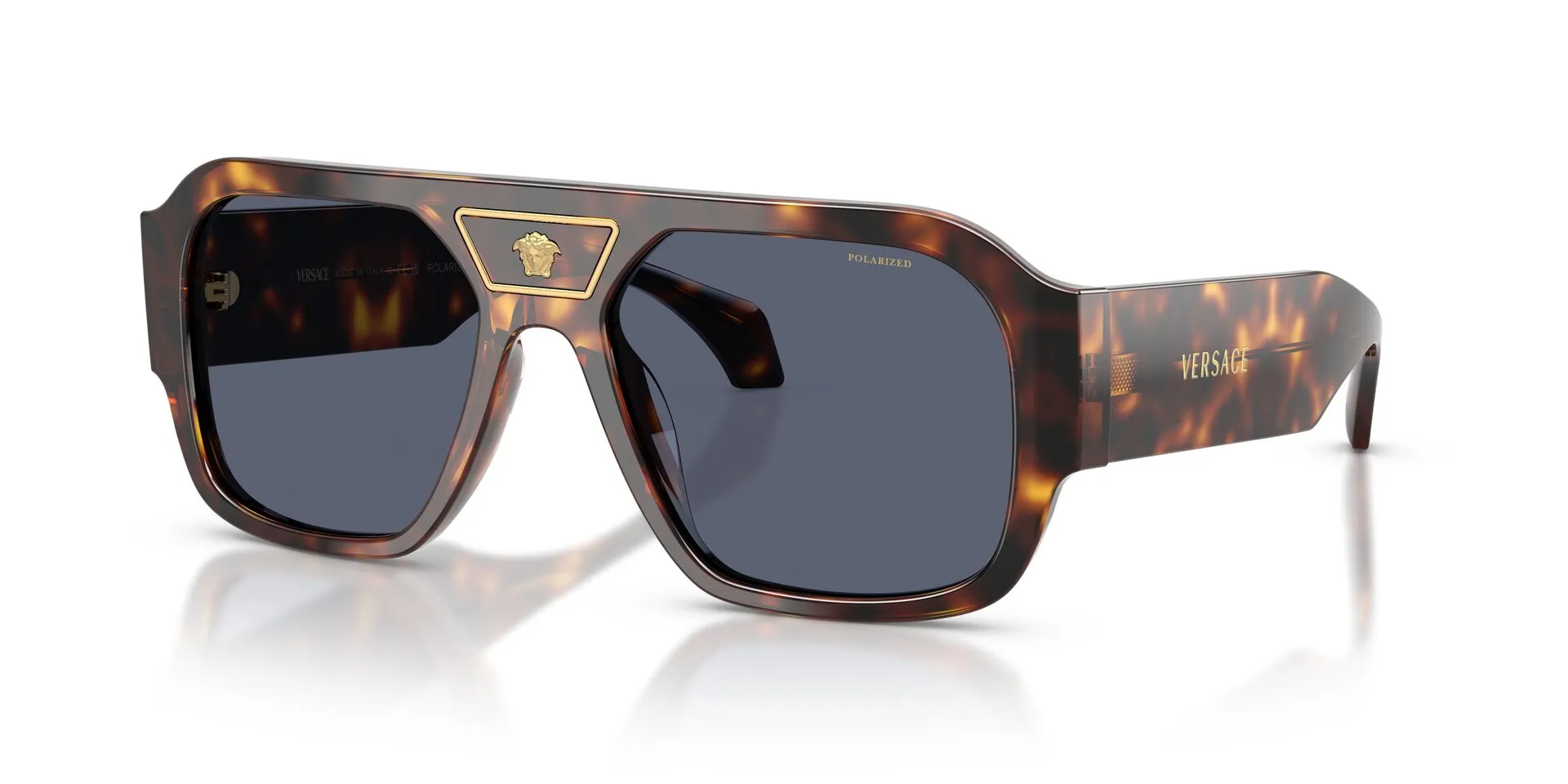 Versace 0VE4508U 55372V Sunglasses Havana 56mm Men