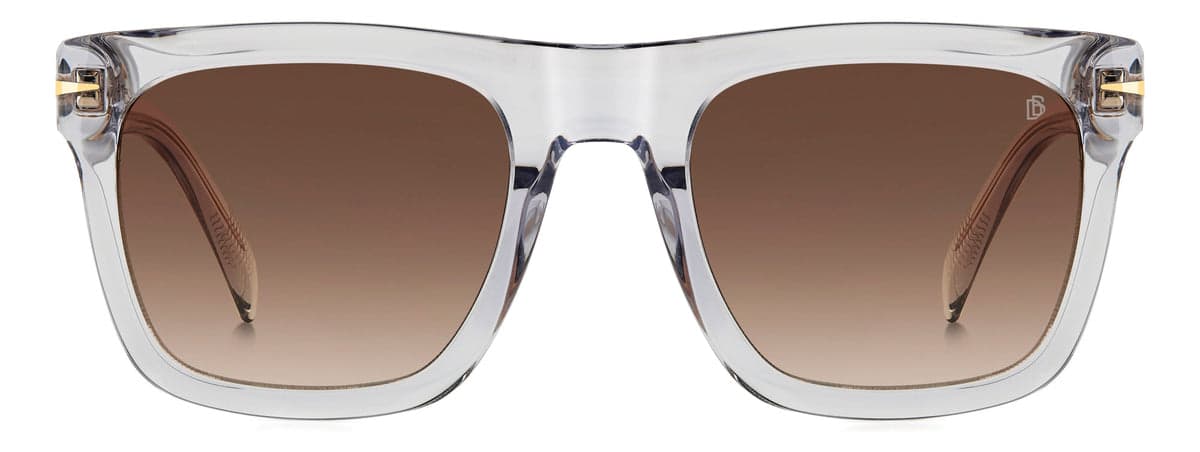 David Beckham DB 7000/S FLAT 063M HA Sunglasses Transparent Grey 54mm 2