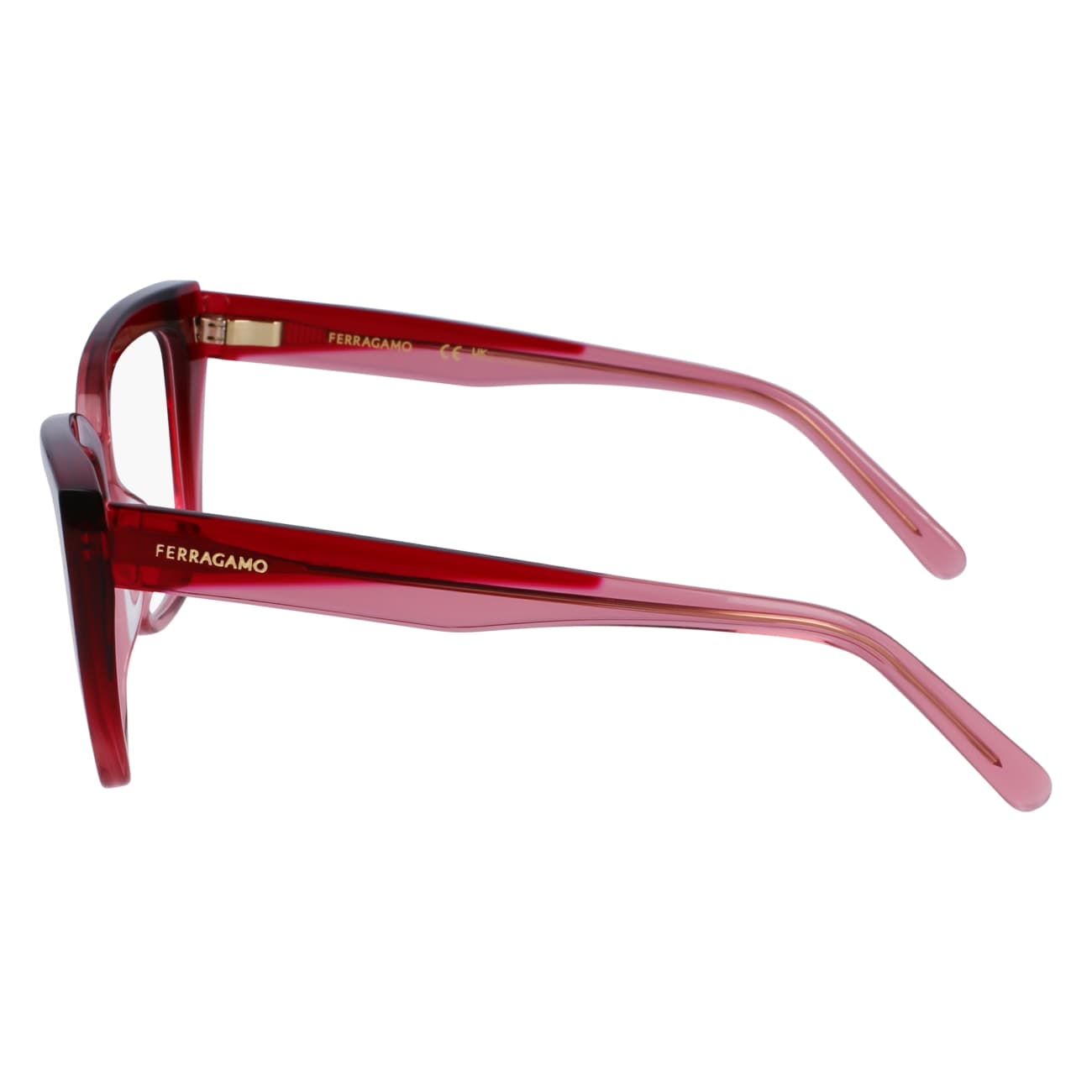 Salvatore Ferragamo SF2939N 617 Eyeglasses Transparent Burgundy 54mm 3