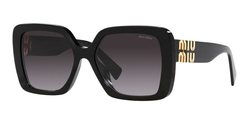 Miu Miu 0MU 10YS 1AB5D1 Sunglasses Black 56mm Women