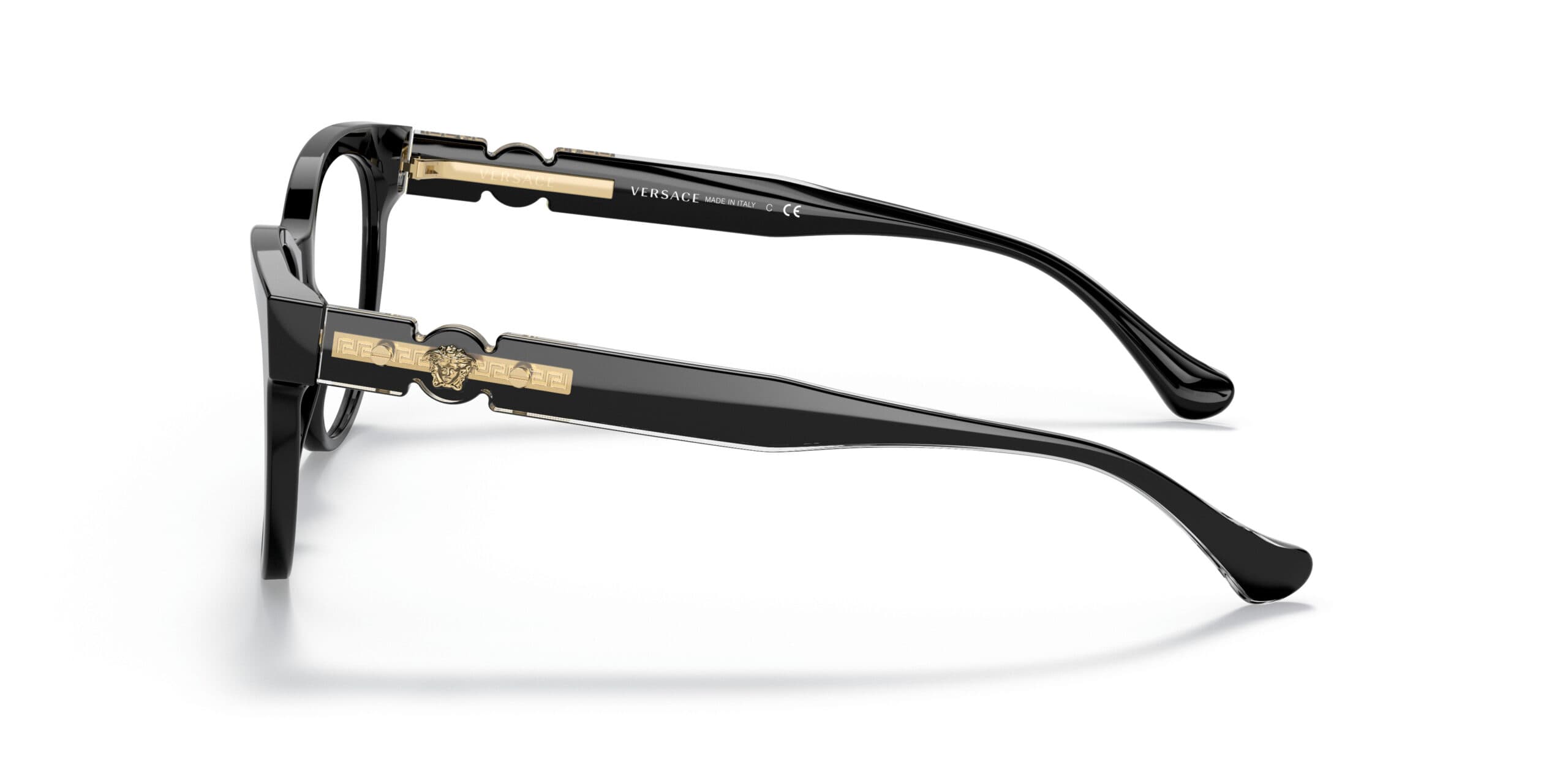 Versace 0VE3304 GB1 Eyeglasses Black 53mm Women 2
