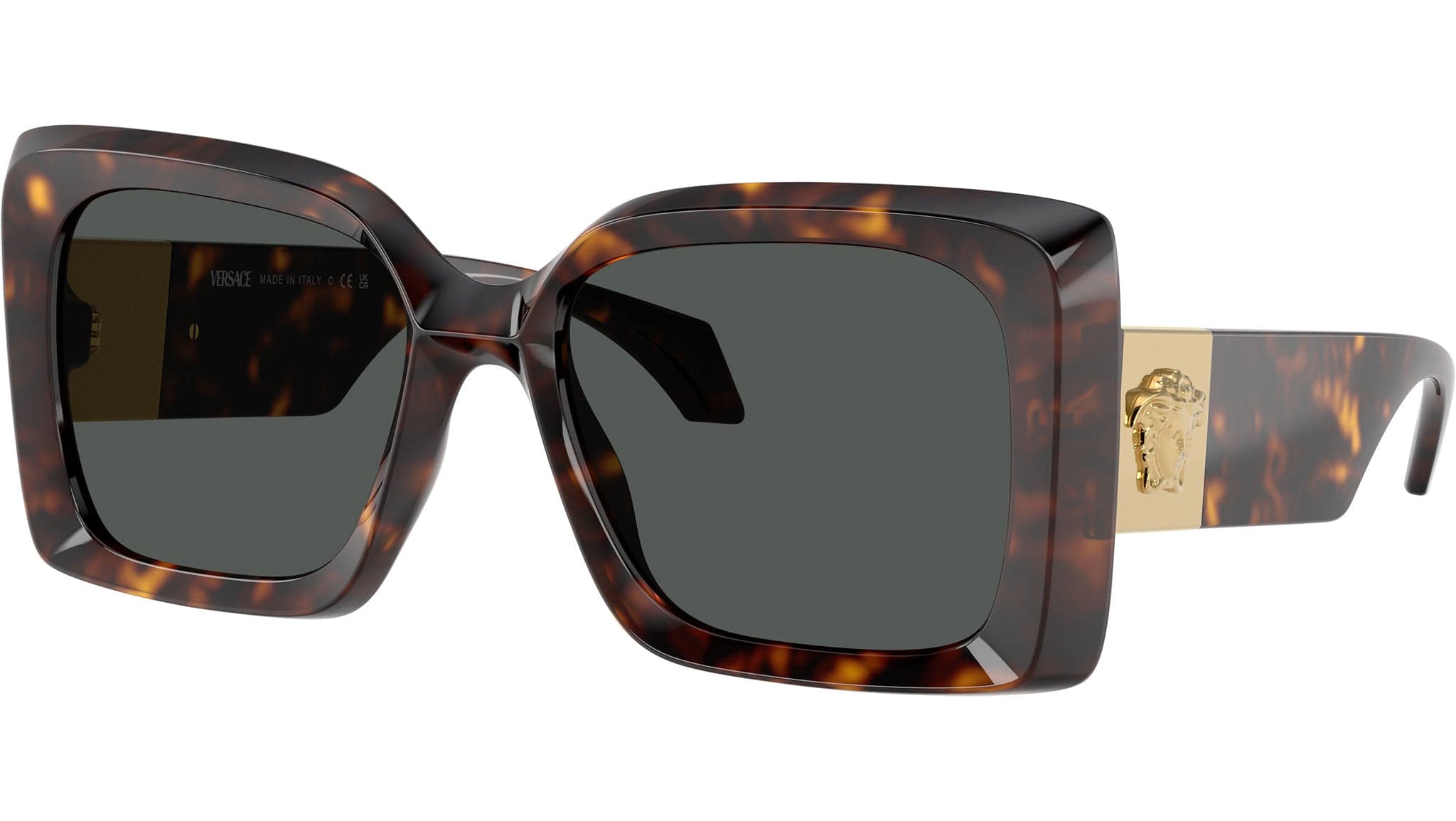 Versace 0VE4467U 108/87 Sunglasses Havana 54mm Women