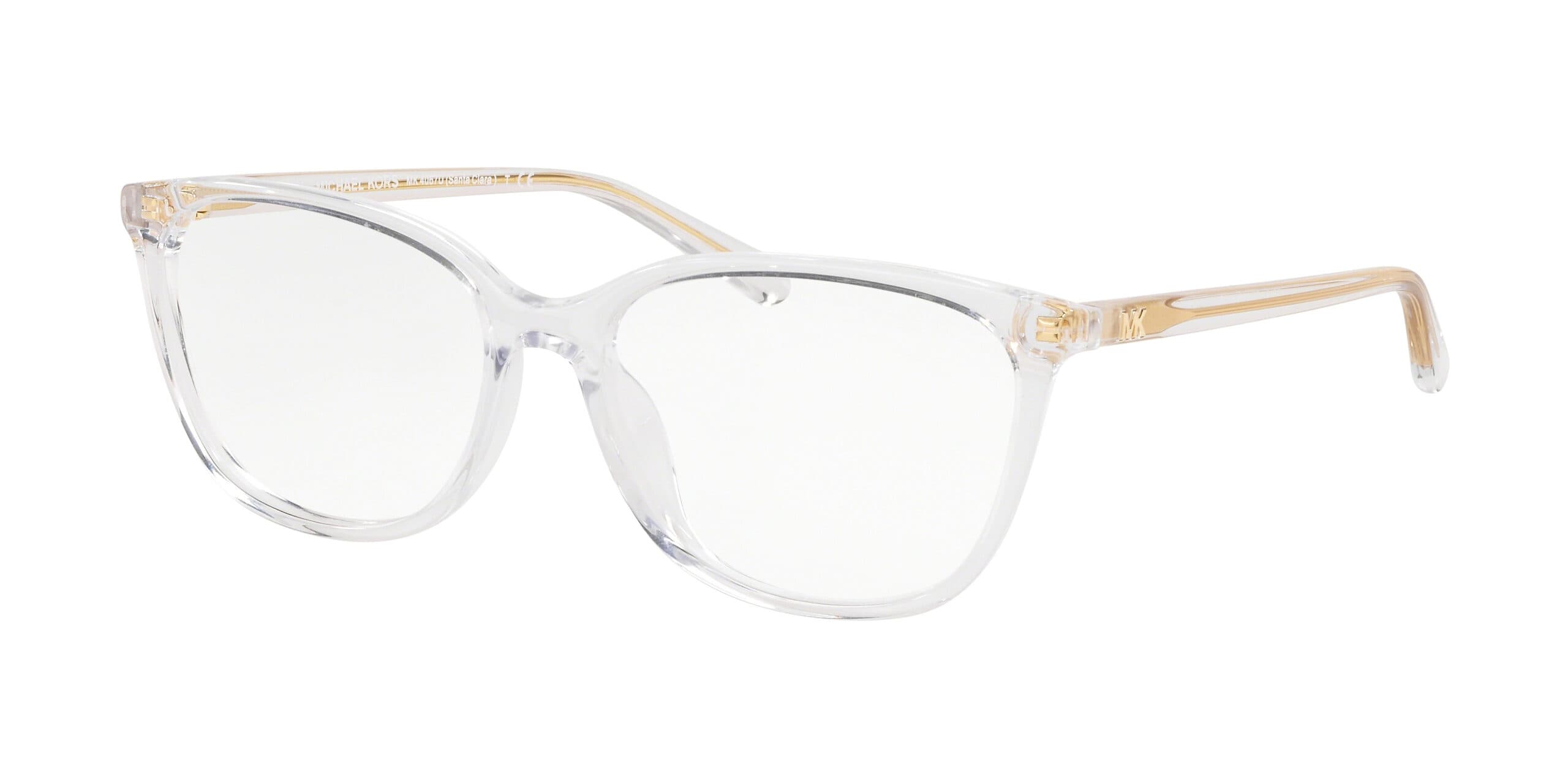 Michael Kors MK4067U Santa Clara 3015 Eyeglasses Clear 53mm Women