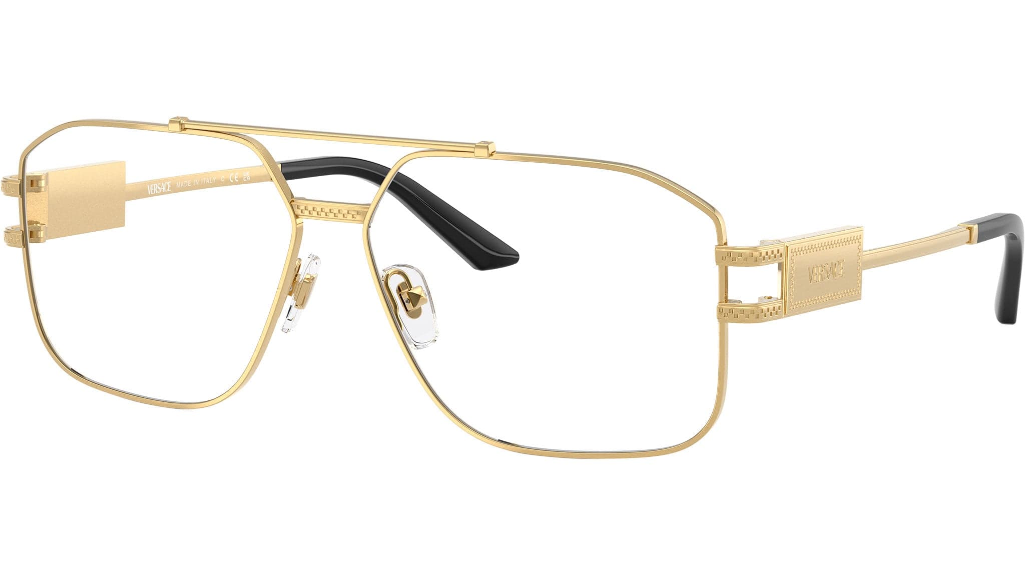 Versace VE1302 1002 Eyeglasses Gold 57mm Men