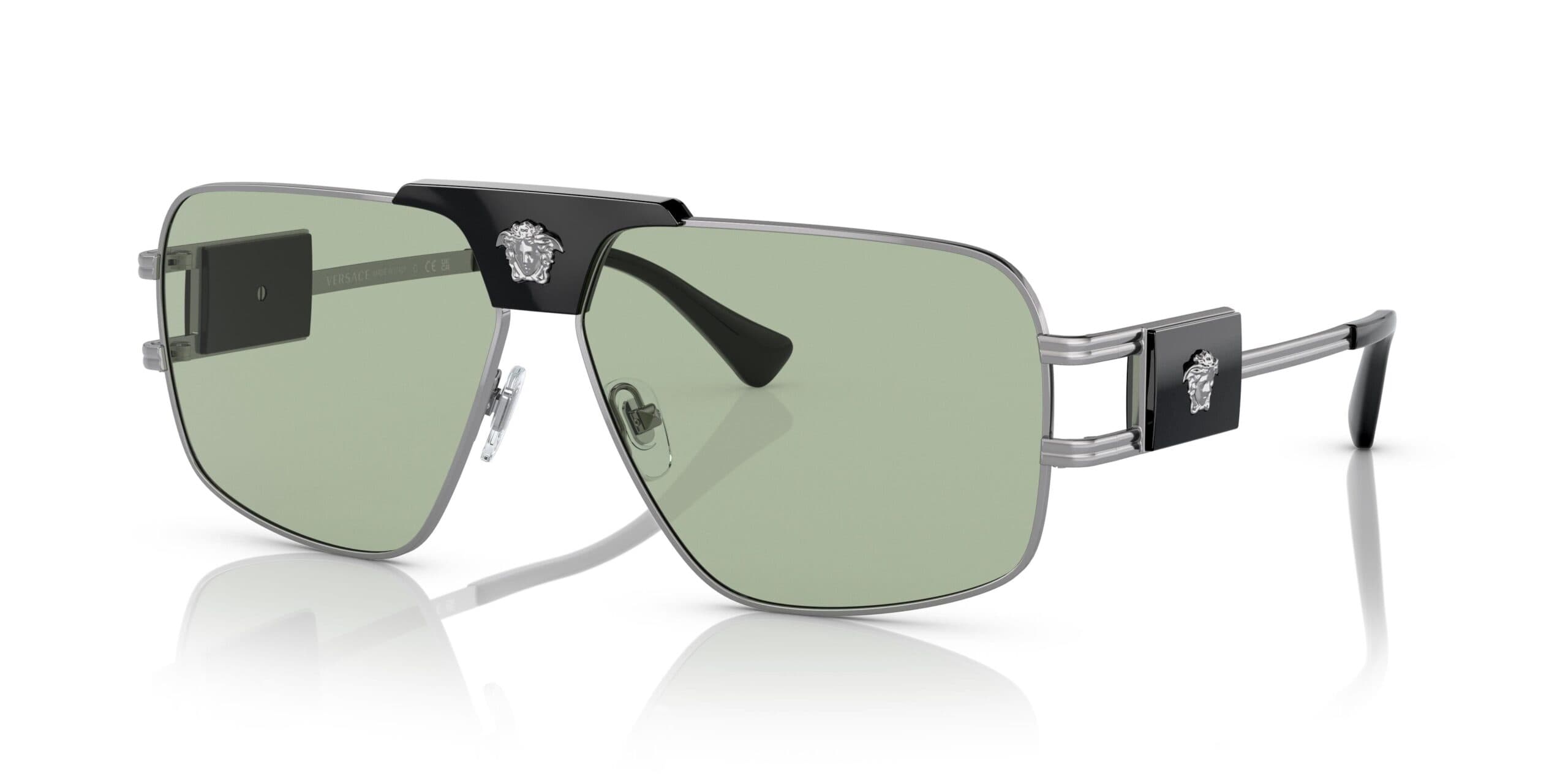 Versace 0VE2251 1001/2 Sunglasses Gunmetal 63mm 3