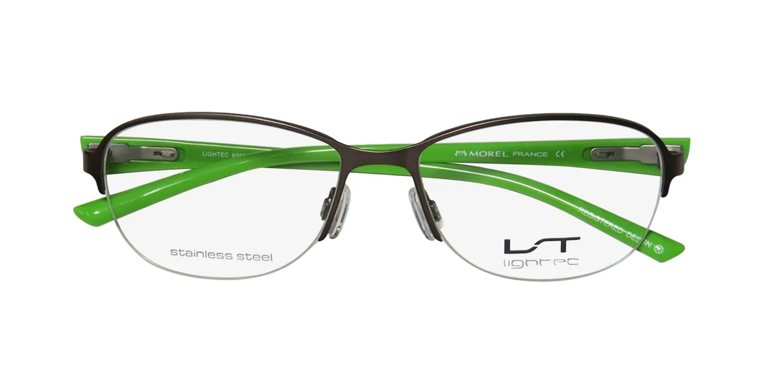 Lightec 6963l mv032 Eyeglasses Gray 53mm 2