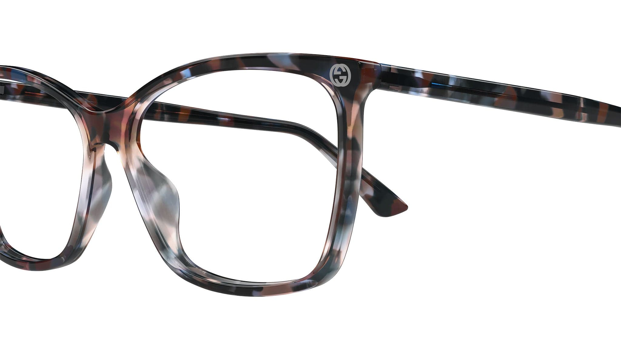 Gucci GG0025O 015 Eyeglasses Havana 58mm Women 3