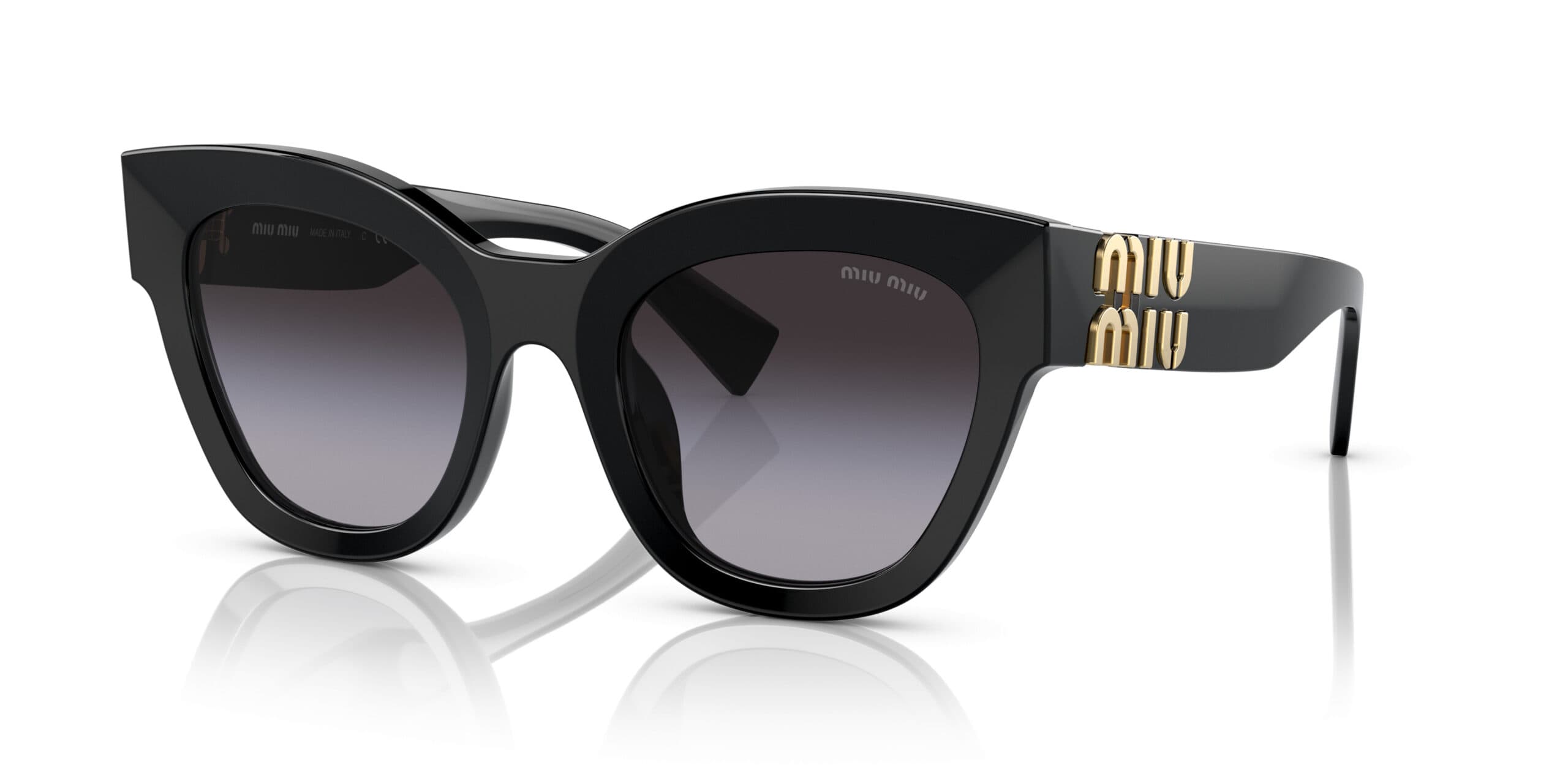 Miu Miu MU01YS 1AB5D1 Sunglasses Black 51mm Women