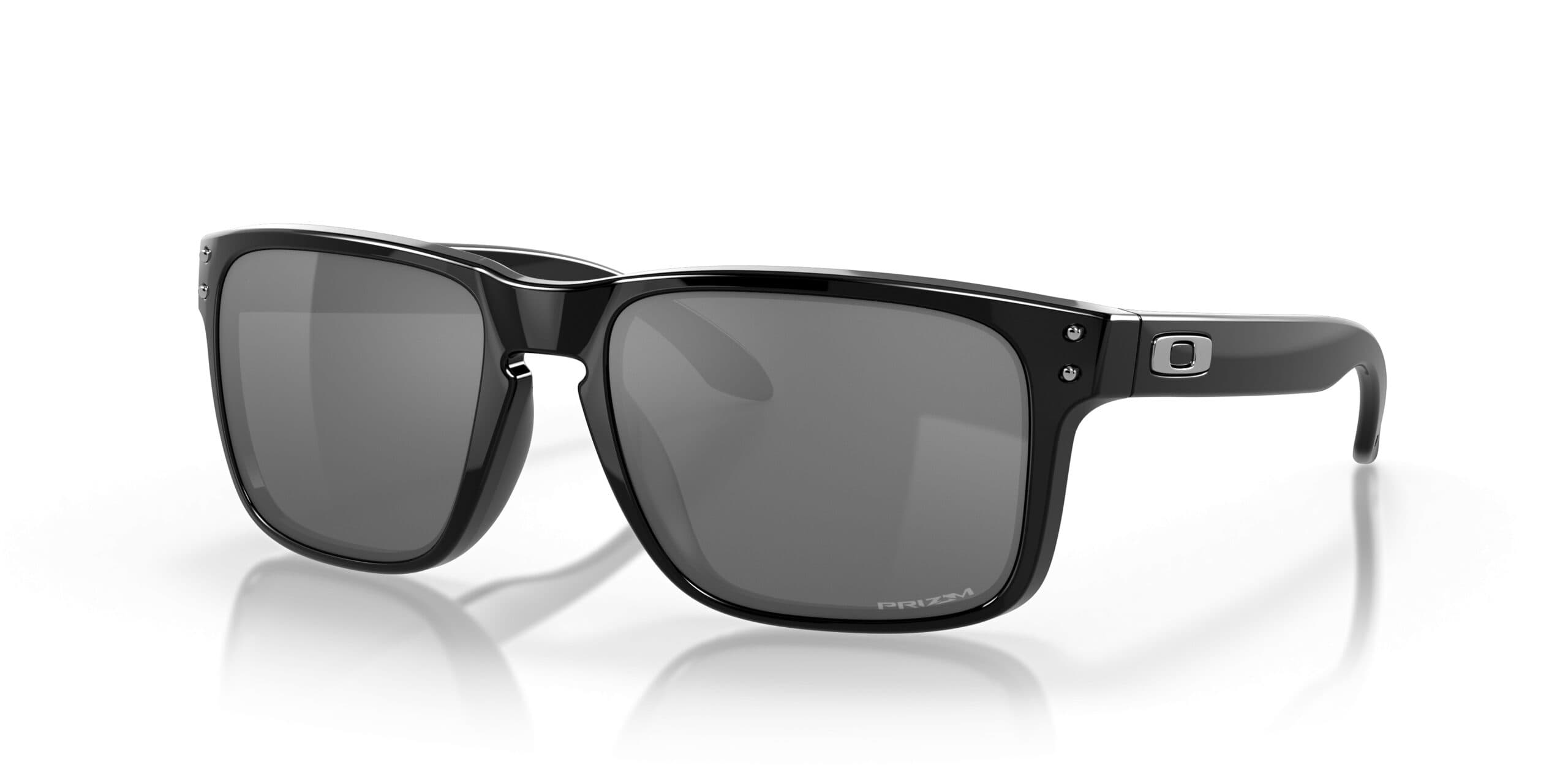 Oakley Holbrook OO9102 E155 Sunglasses Polished Black 57mm Unisex