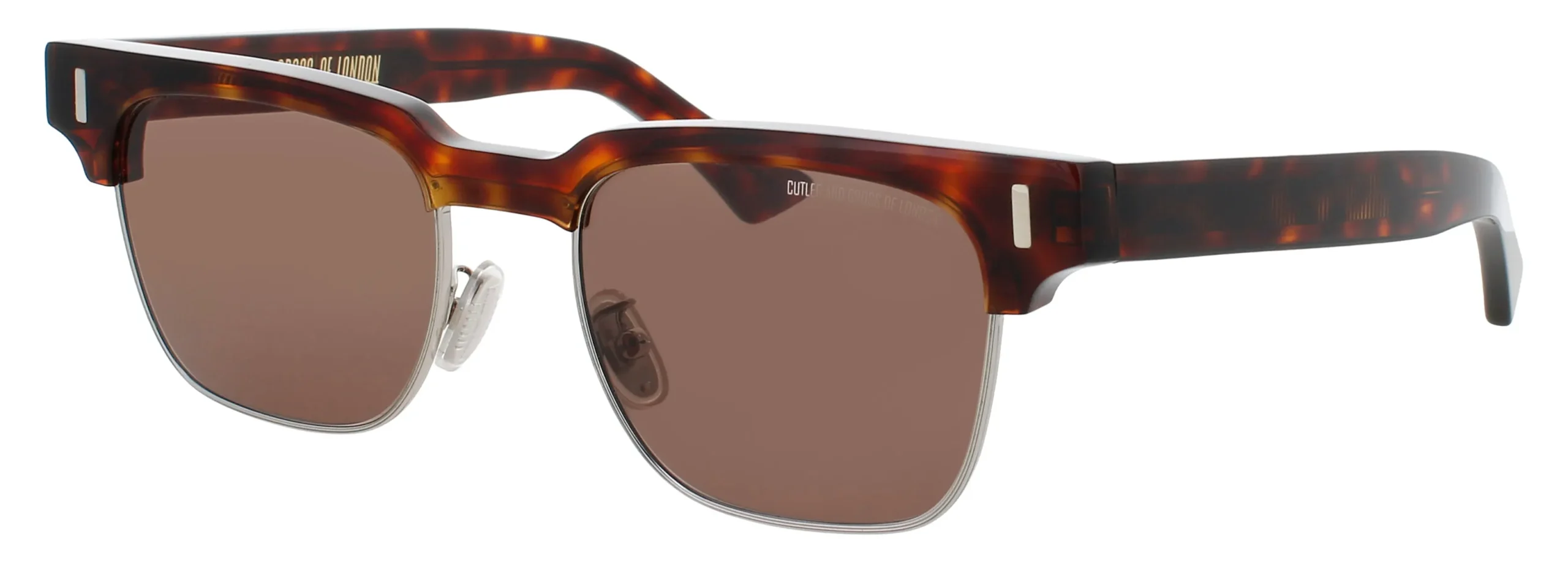 Cutler and Gross CGSN-1332 02 Sunglasses Dark Turtle 53mm Unisex