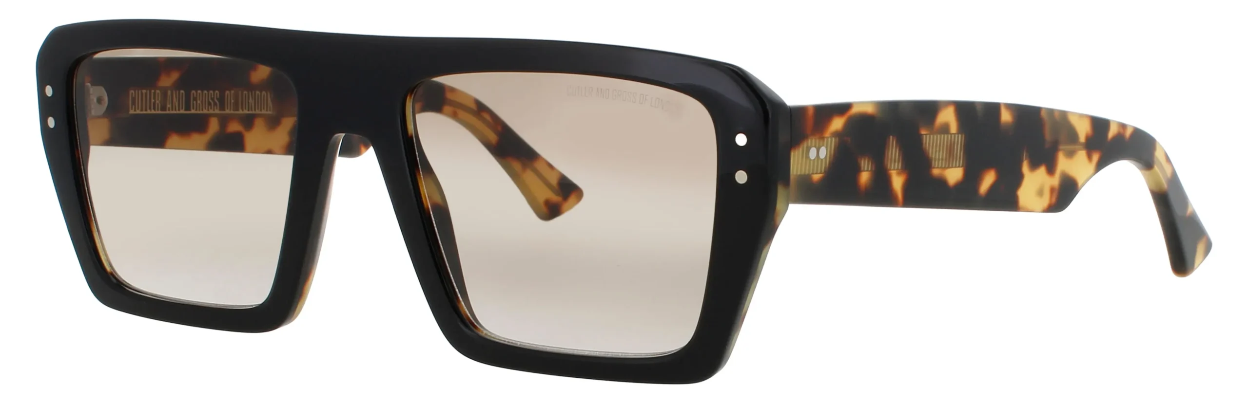 Cutler and Gross CGSN-1375 03 Sunglasses Black On Camo 56mm Unisex