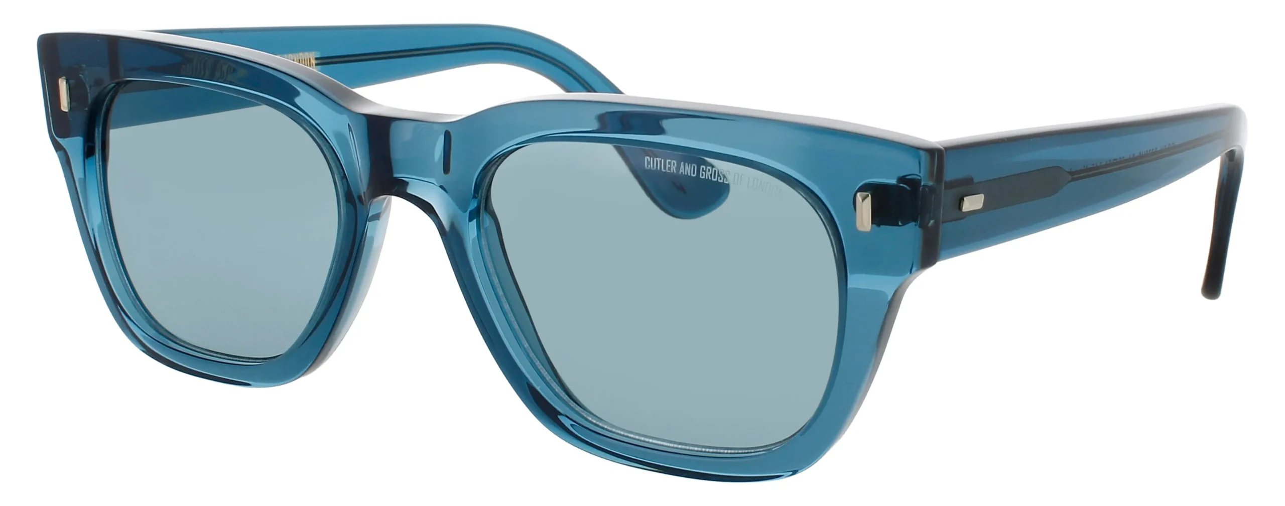 Cutler and Gross CGSN-0772V2 04 Sunglasses Deep Teal 52mm Unisex