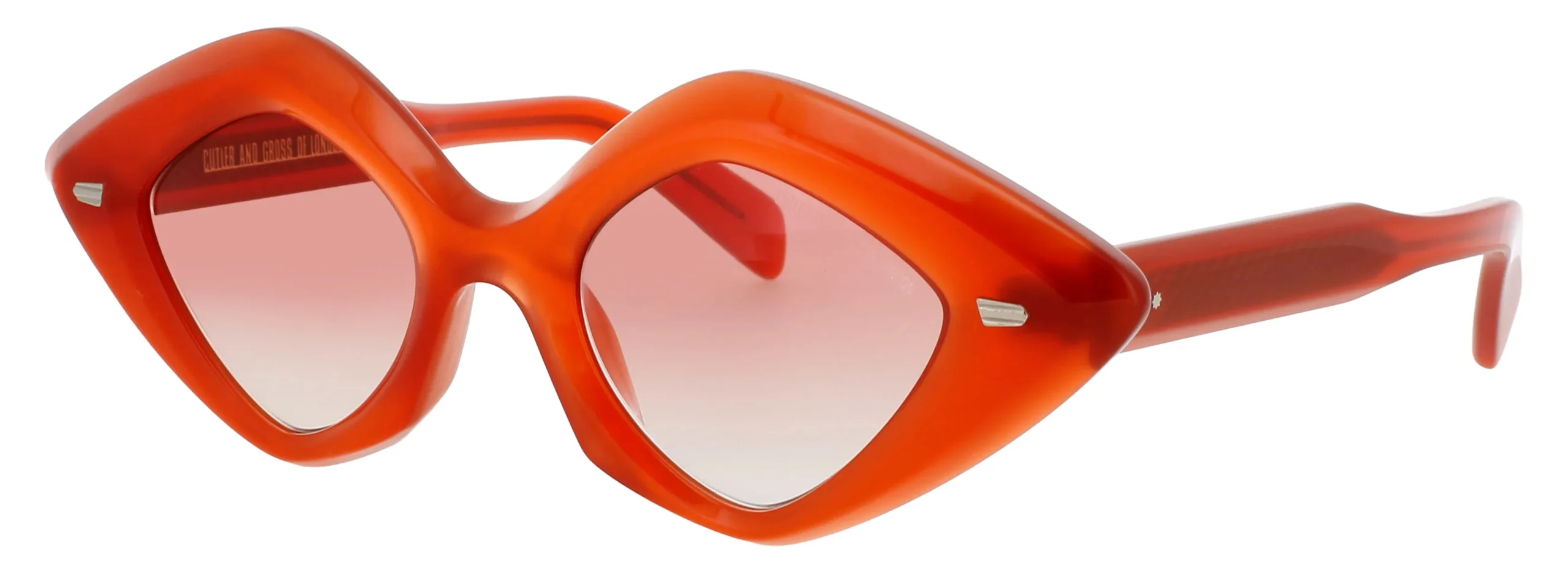 Cutler and Gross CGSN-9126 B1 Sunglasses Tomato 48mm Women
