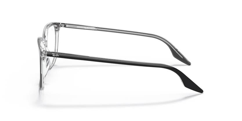 Ray-Ban RX5406 Eyeglasses Transparent Black 54mm Unisex 4