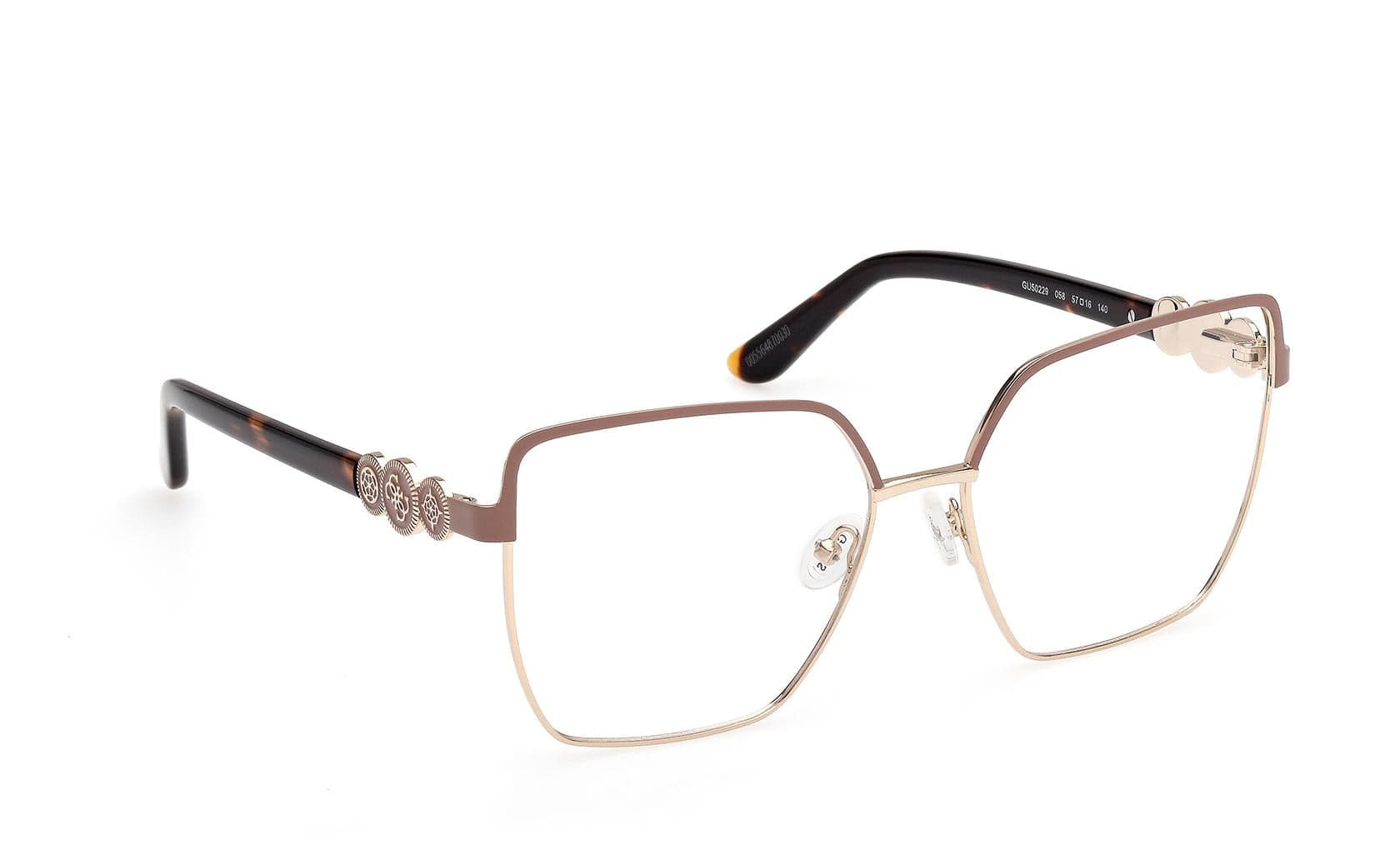 Guess GU50229 58 Eyeglasses Matte Beige 6