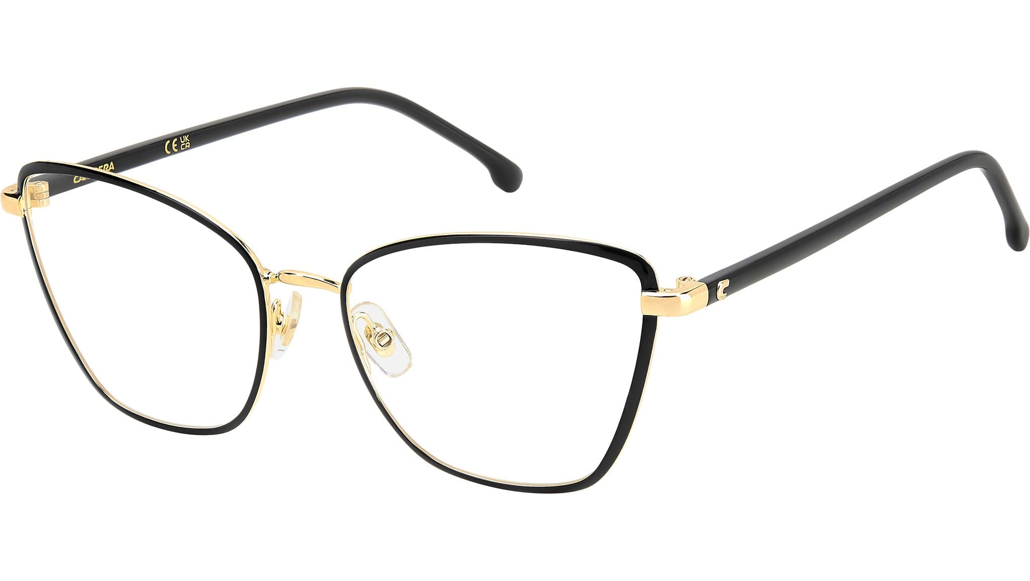 Carrera 3039 0I46 Eyeglasses Black Gold 54mm Women