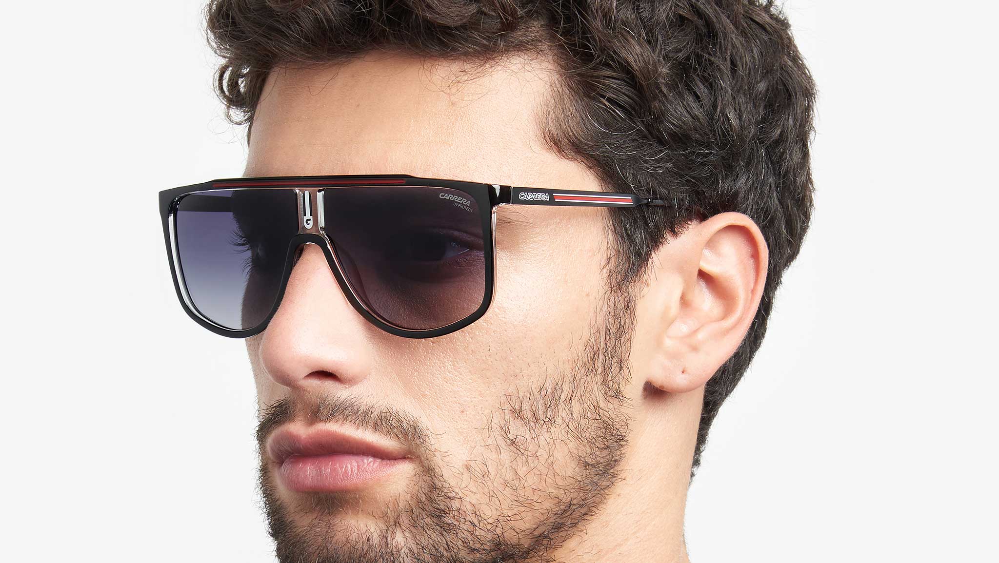 Carrera CARRERA 1056/S 0OIT 9O Sunglasses Black Red 61mm 4
