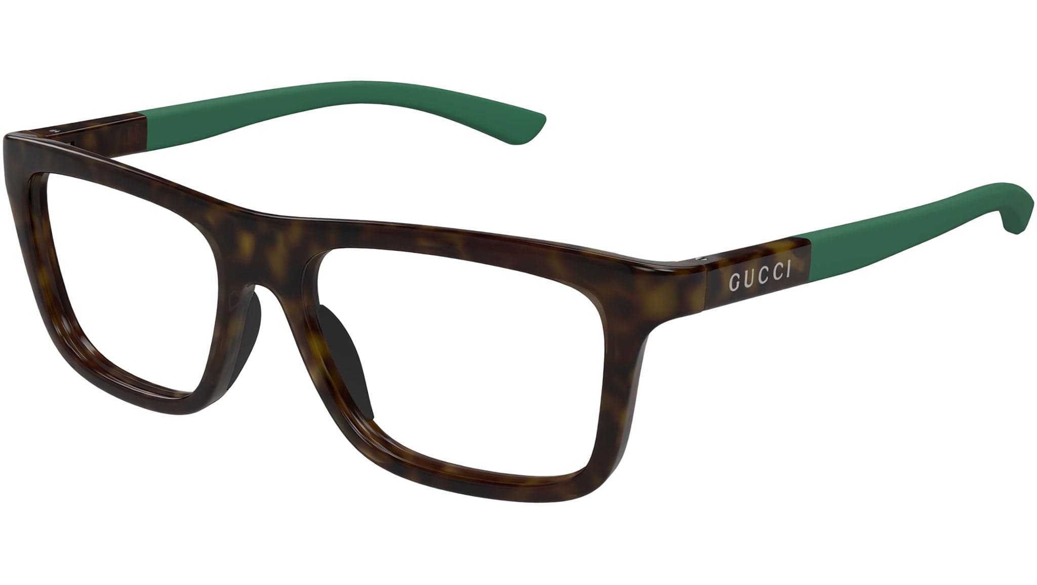 Gucci GG1737O 004 Eyeglasses Havana Green 54mm Men