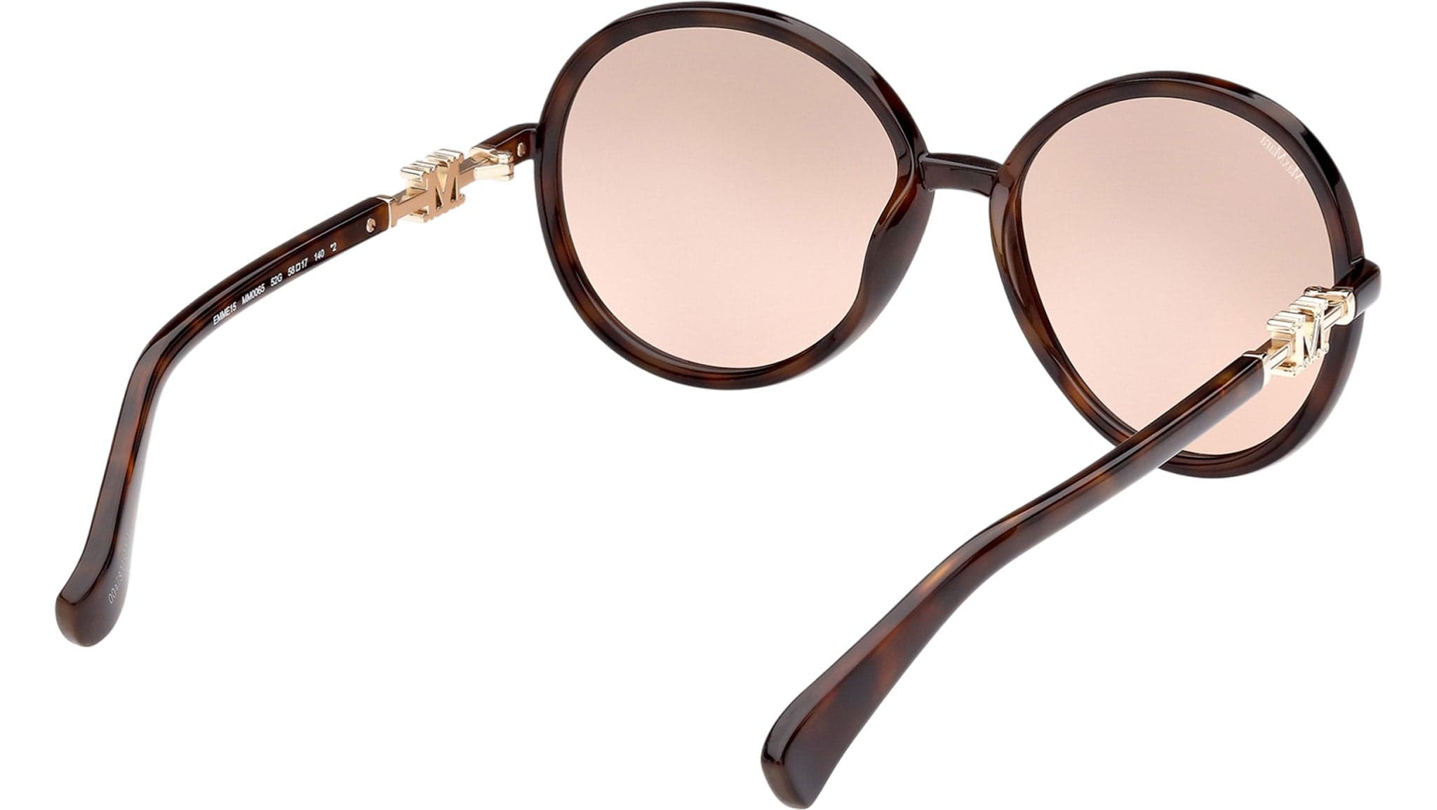 Max Mara MM0065 52G Sunglasses Dark Havana 58mm Women 5