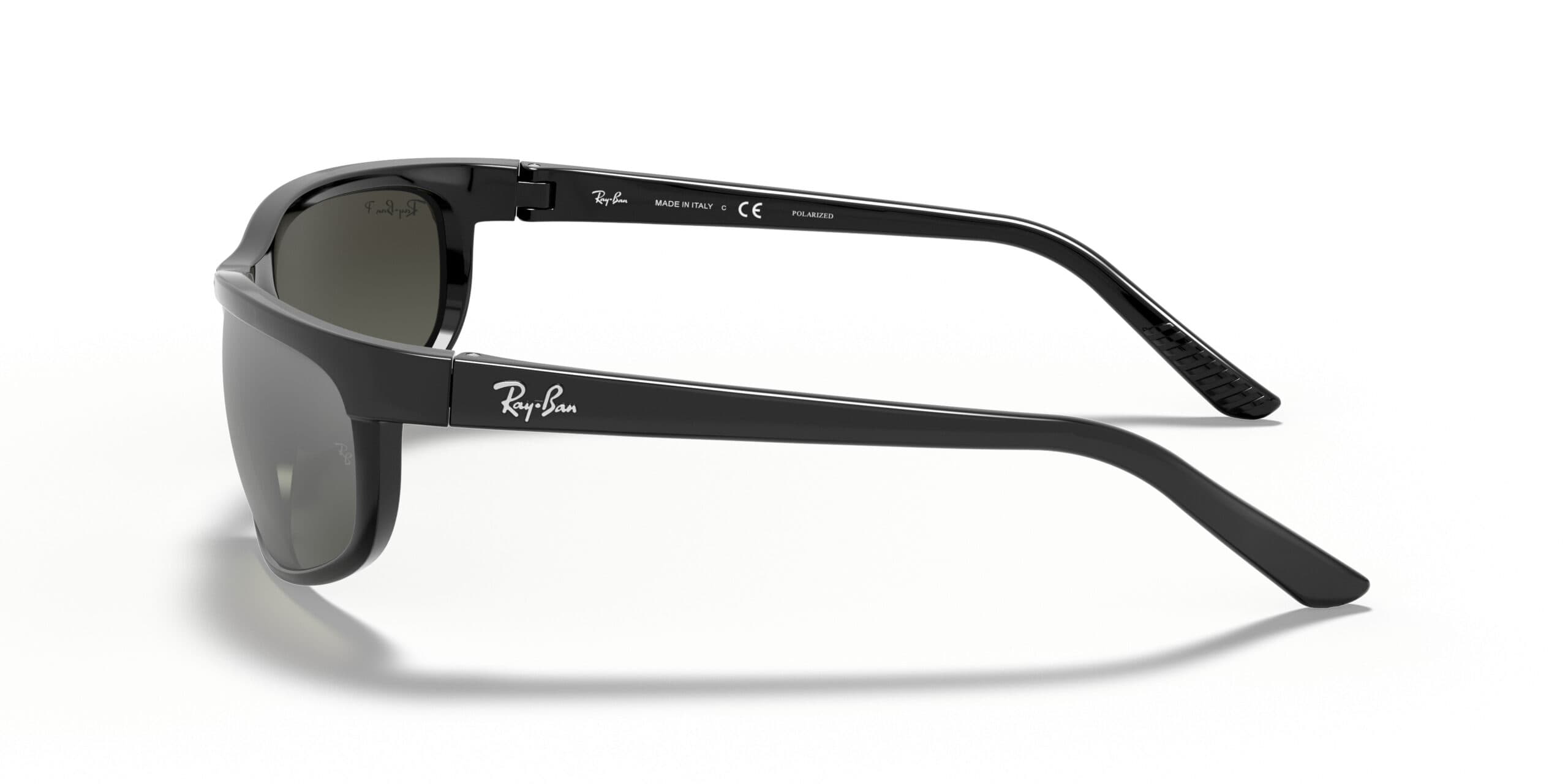 Ray-Ban RB2027 601/W1 PREDATOR 2 RB2027 Predator 2 Polarized Sunglasses Black 130mm Men 2