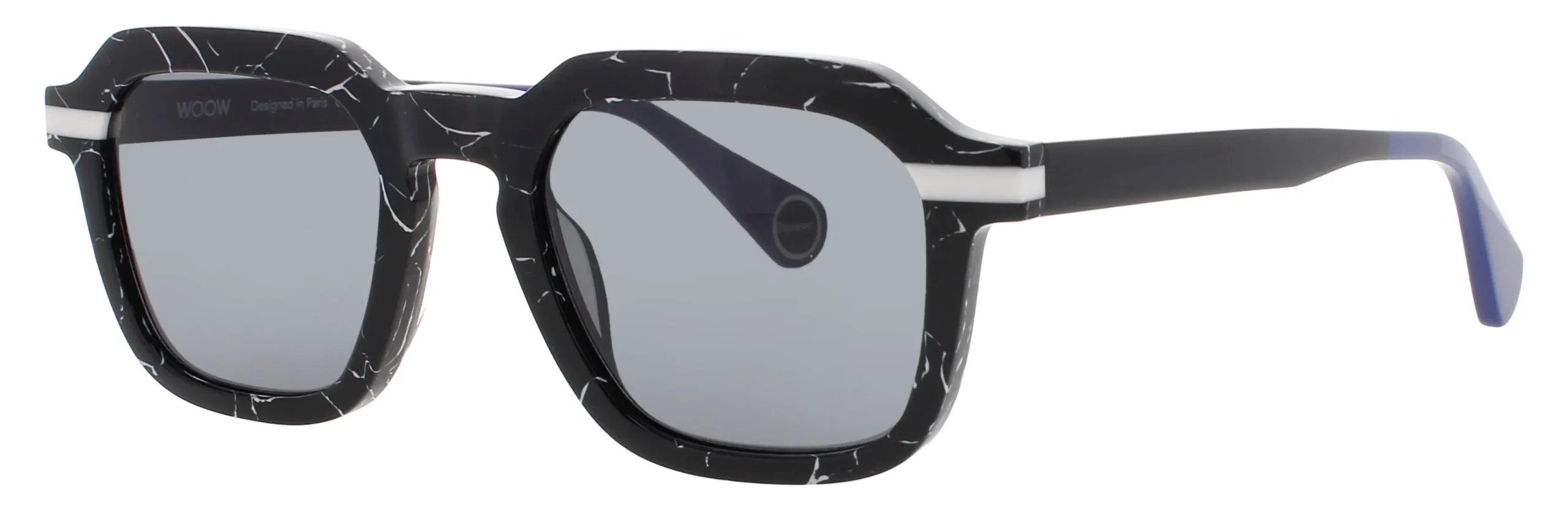 Woow SUPER-DANCER-1 0215 Sunglasses Black Marble 50mm Men