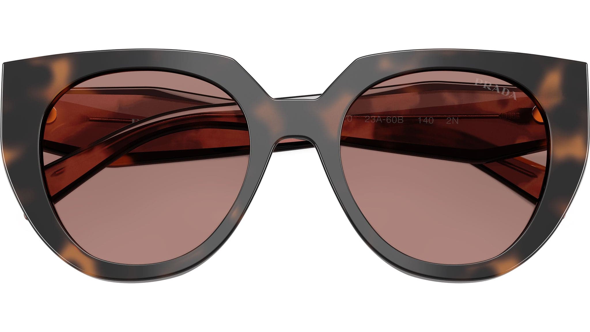 Prada 0PR 14WS 23A60B5 Sunglasses Mauve Tortoise 52mm Women 5