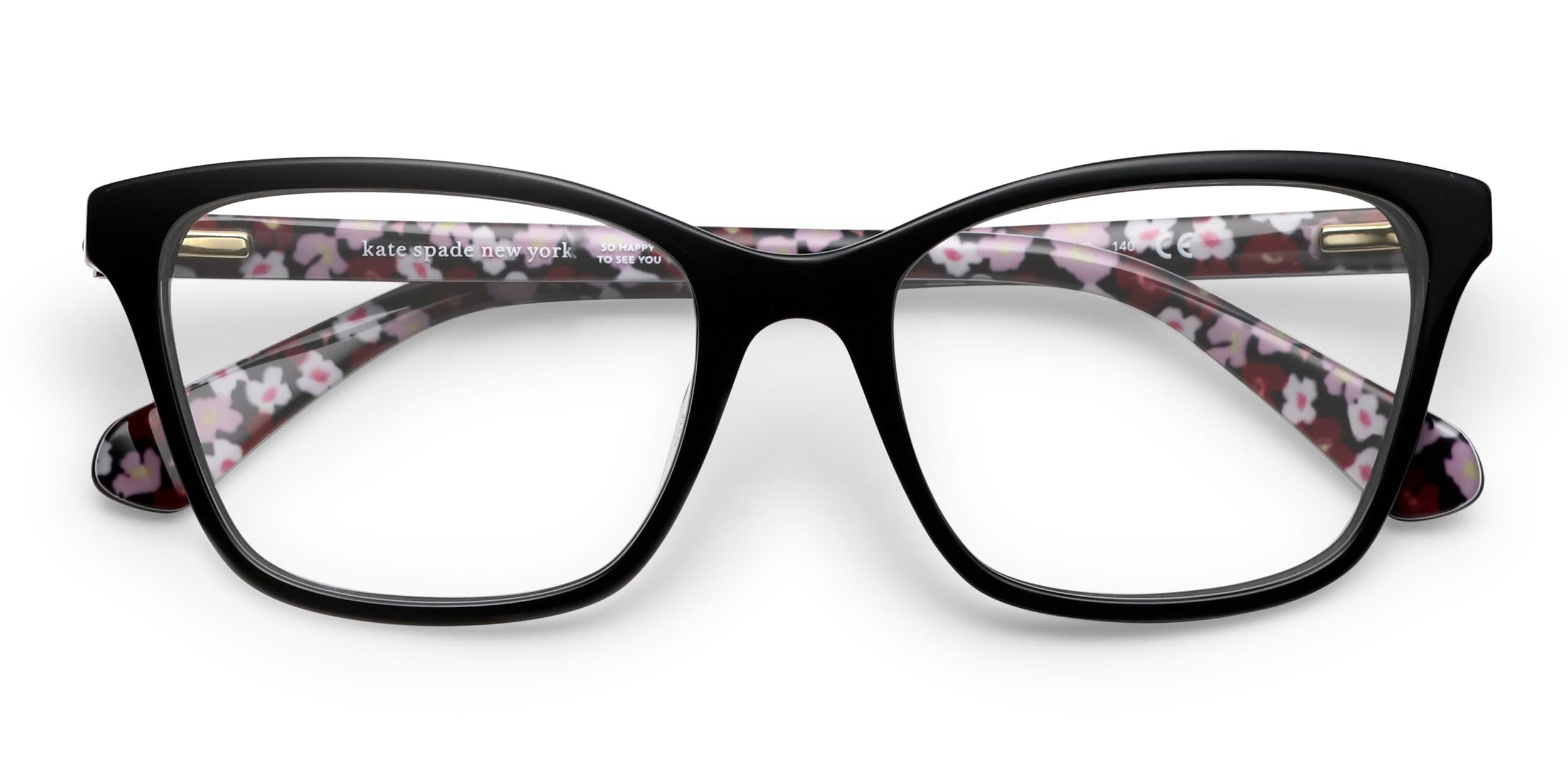 Kate Spade CAILYE 07J2 00 Eyeglasses Black Violet 53mm 4