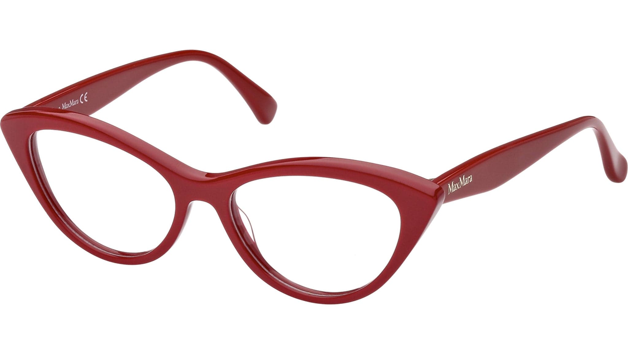 Max Mara MM5083 066 Eyeglasses Shiny Red 53mm