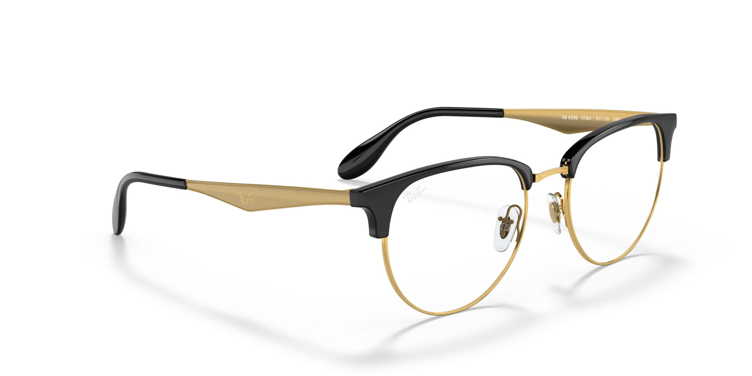 Ray-Ban RB6396 5784 Eyeglasses Multicolor 53mm Unisex 4
