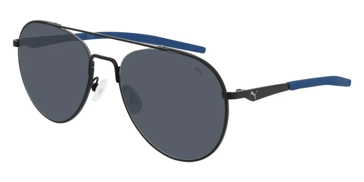 Puma PU0247S 002 Sunglasses Black 58mm Men