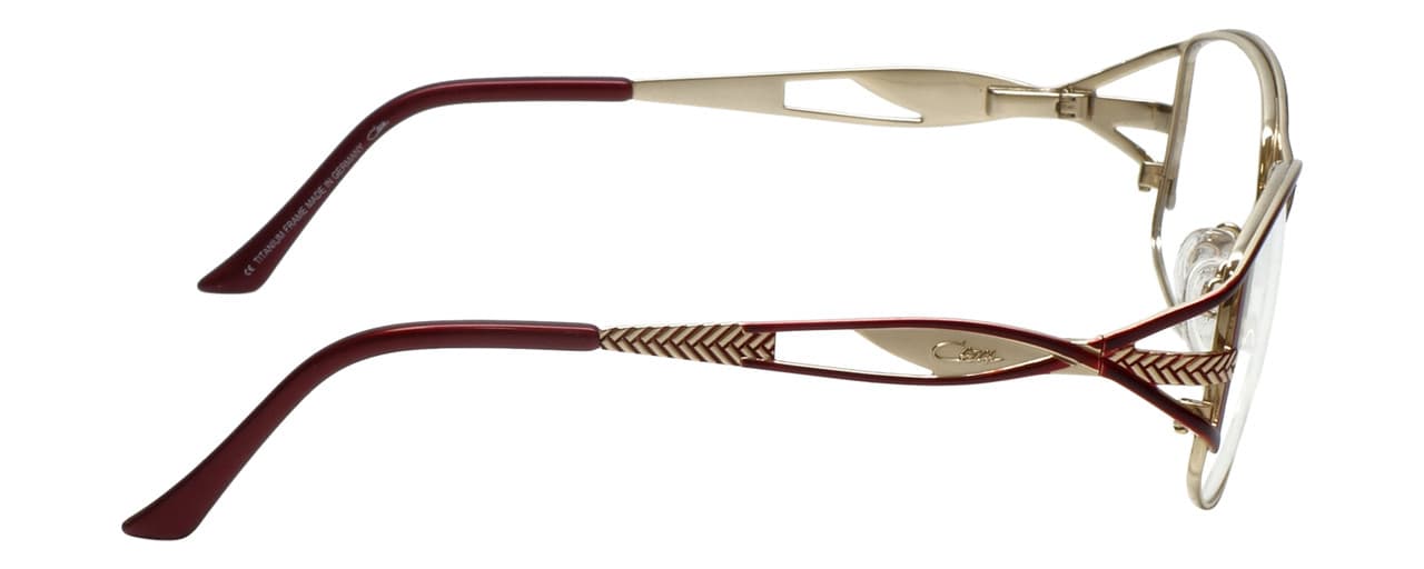 Cazal MOD.1202 002 Eyeglasses Red Gold 54mm Unisex 3