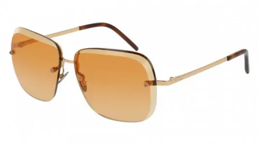 Pomellato PM0028S 003 Sunglasses Gold 57mm Women