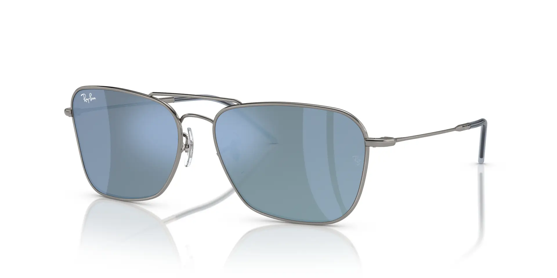 Ray-Ban RBR0102S CARAVAN REVERSE 004/GA RBR0102S Sunglasses Gray 140mm Women