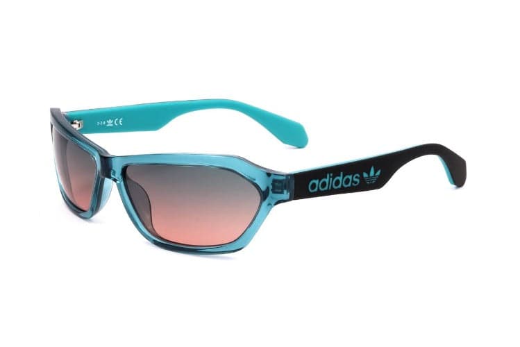Adidas OR0021 87W Sunglasses Shiny Turquoise 58mm Unisex