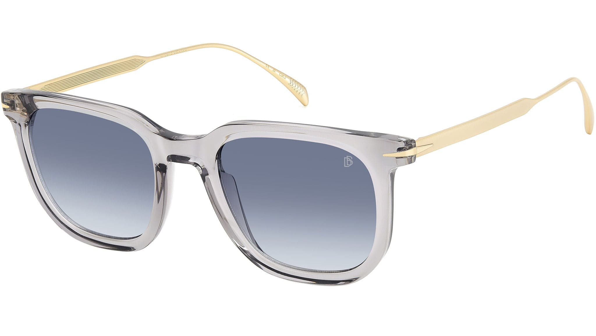 David Beckham DB 7119/S 0FT3 08 Sunglasses Grey Gold 51mm Men