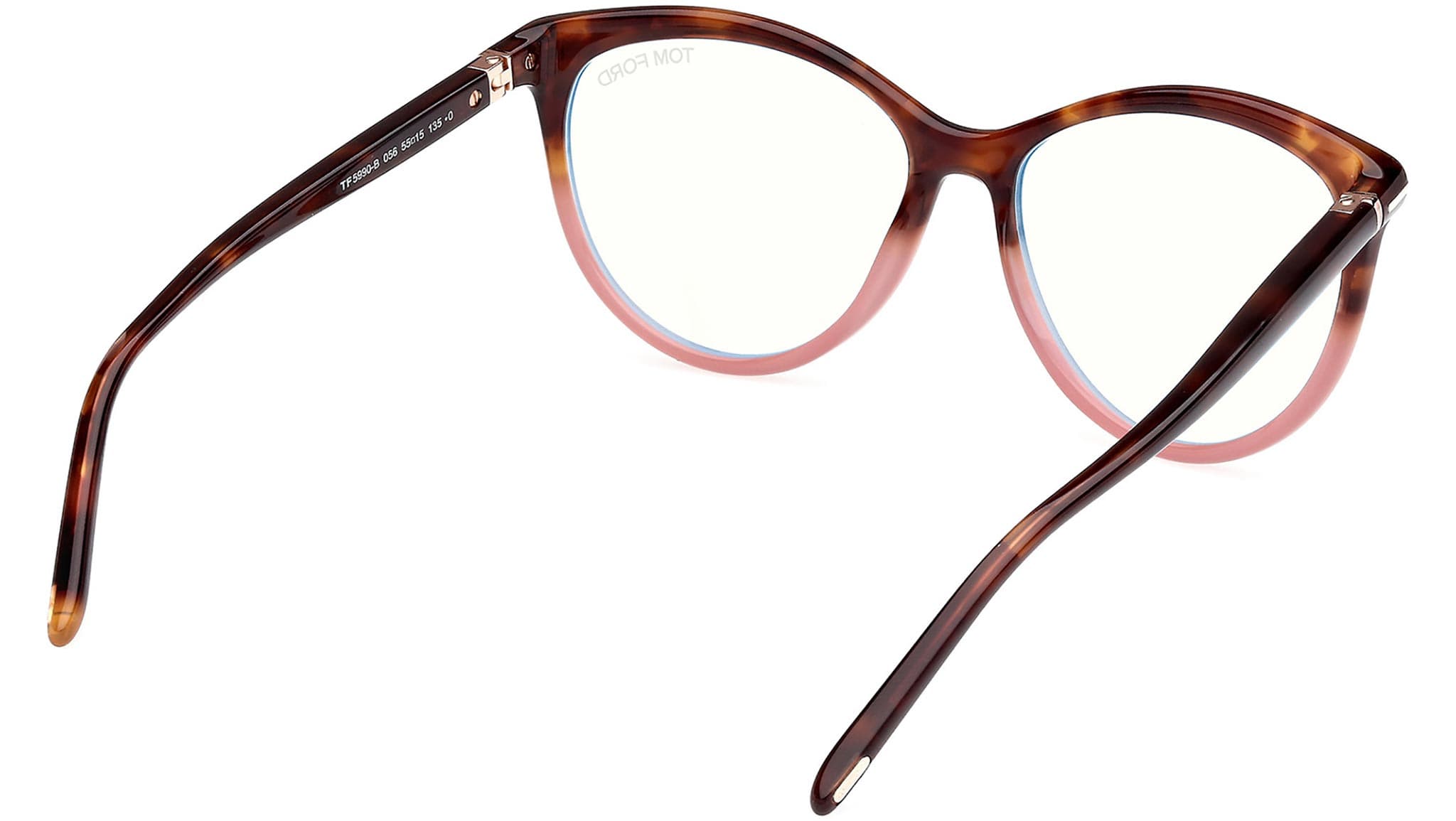 Tom Ford FT5990-B 056 Eyeglasses Havana 55mm Women 5