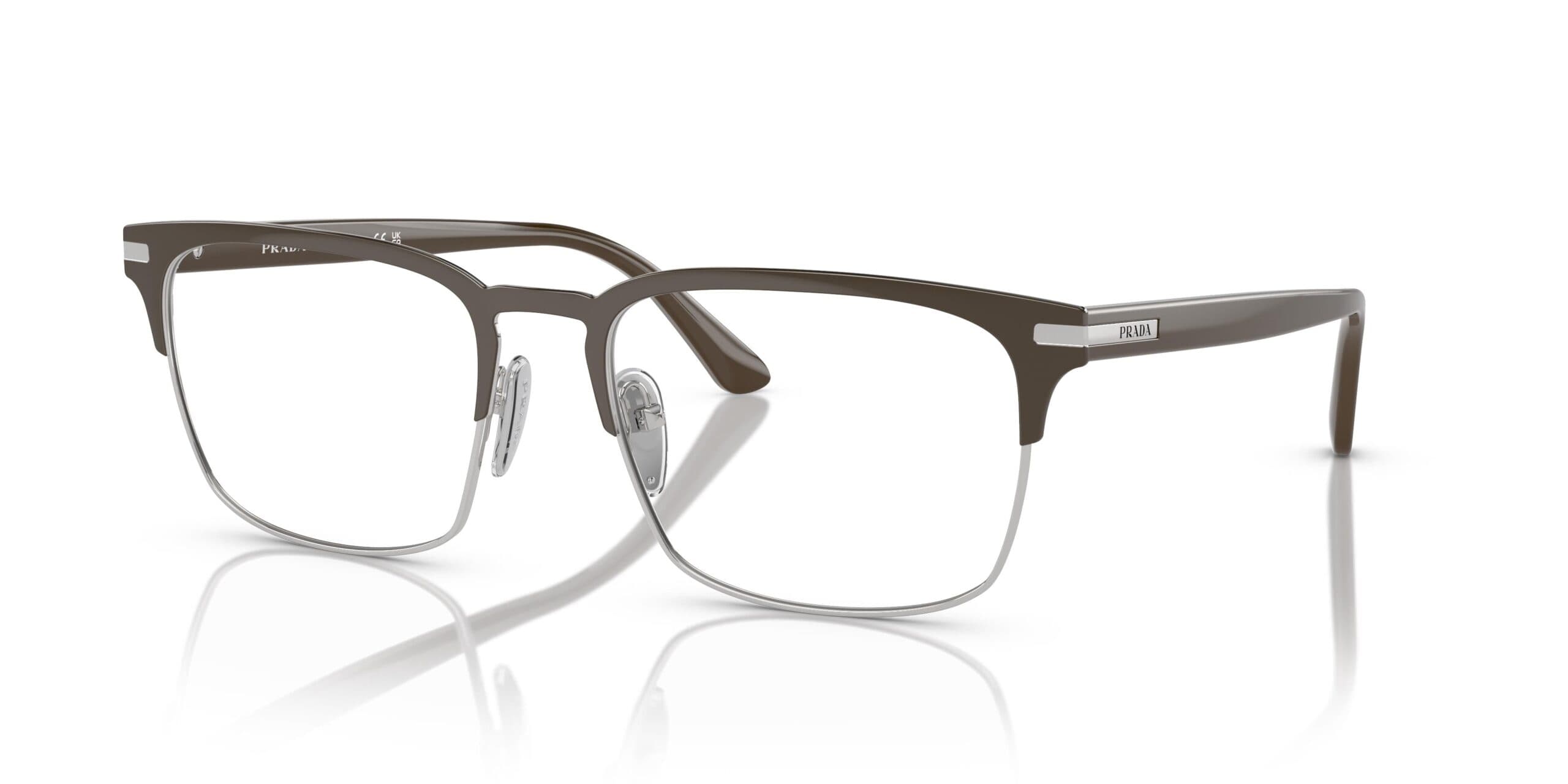Prada VPR58Z 17I-1O1 PR 58ZV Eyeglasses Multicolor 55mm Unisex 3