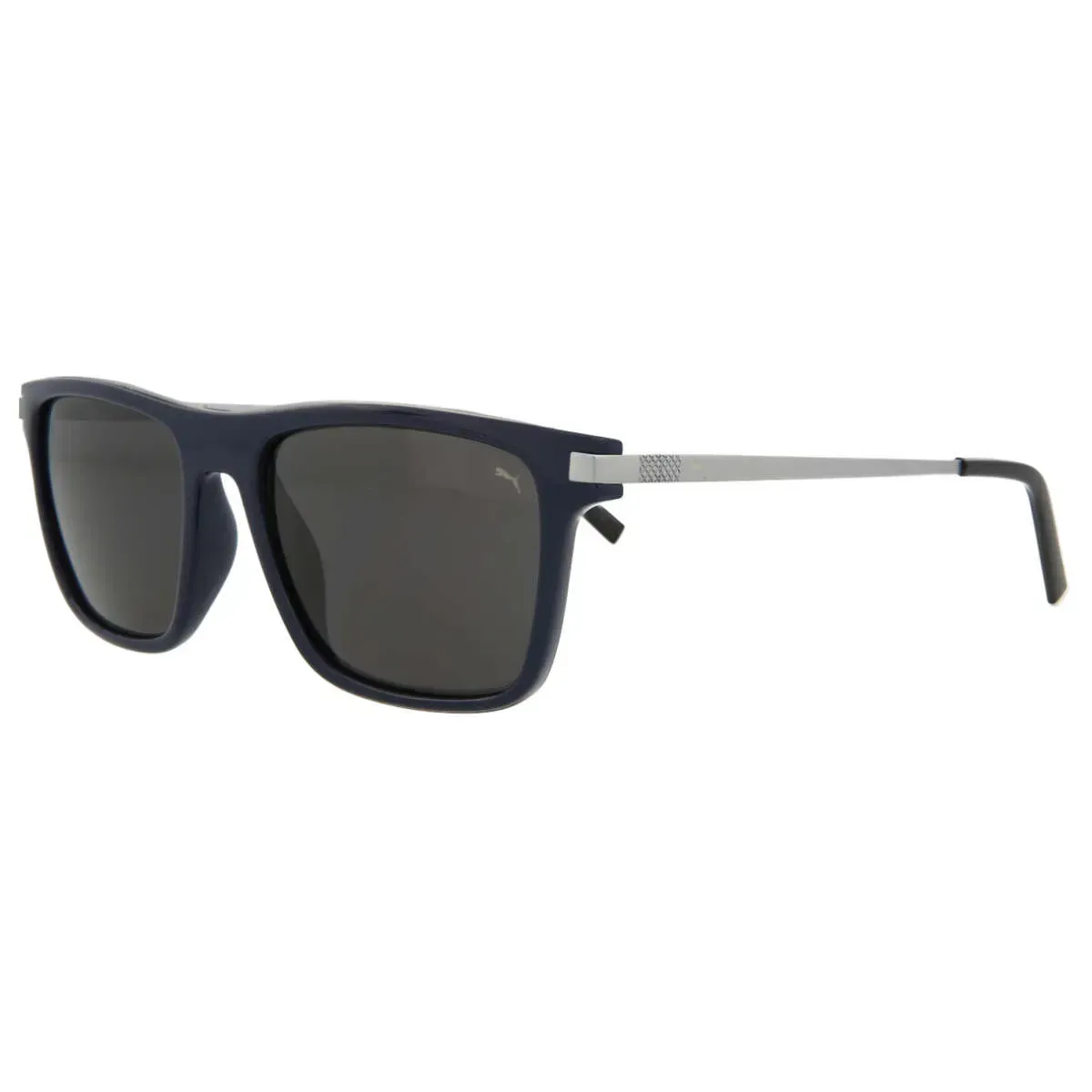 Puma PE0043S 007 Sunglasses Blue Ruthenium 53mm Men