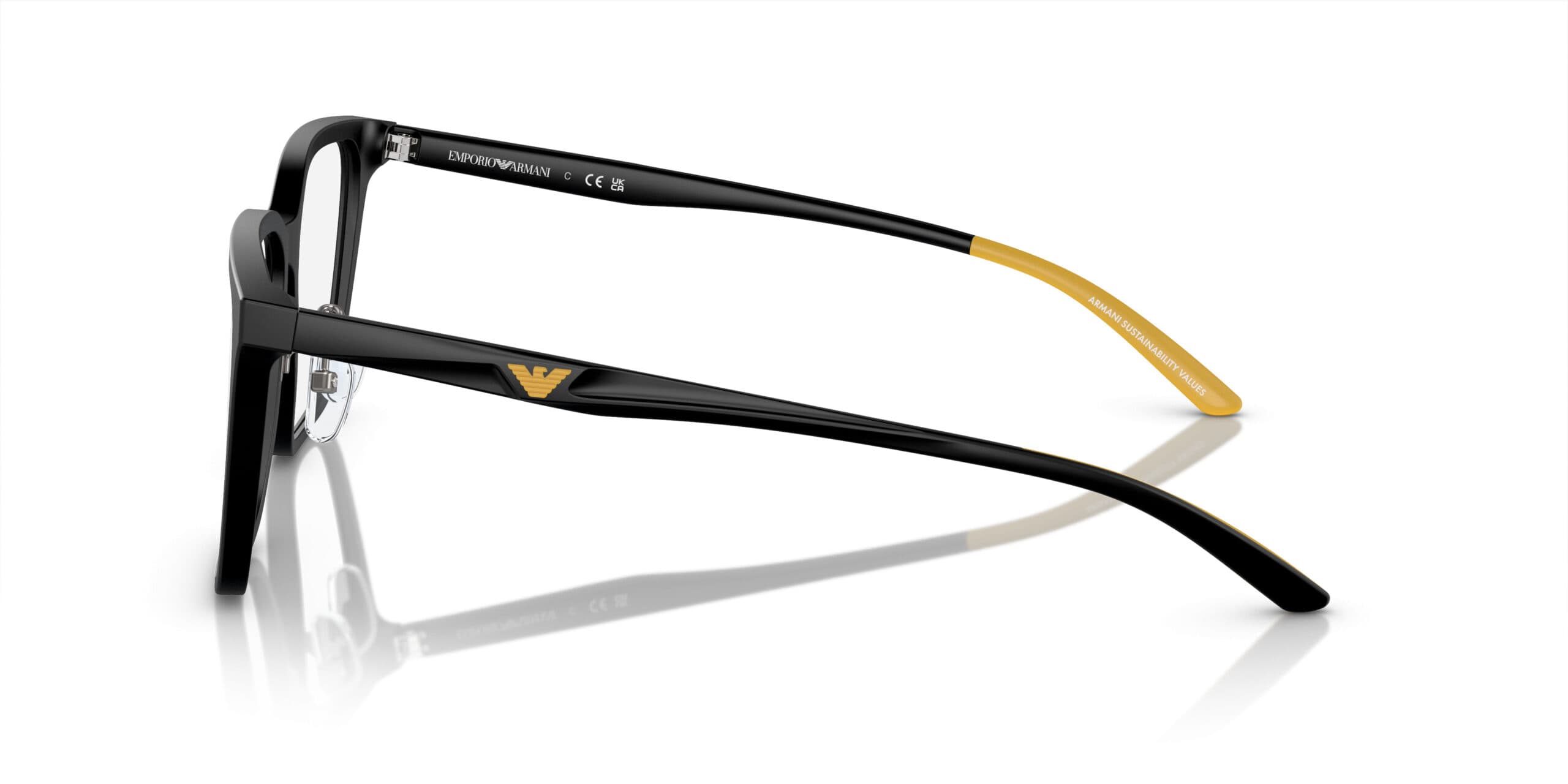 Emporio Armani 0EA3232D 5001 Eyeglasses Matte Black 56mm Men 3