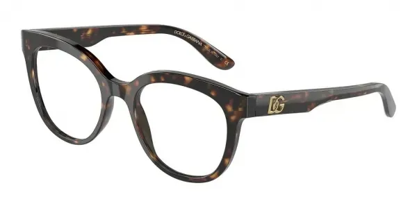 Dolce & Gabbana DG3353 Eyeglasses Dark Havana 51mm Women